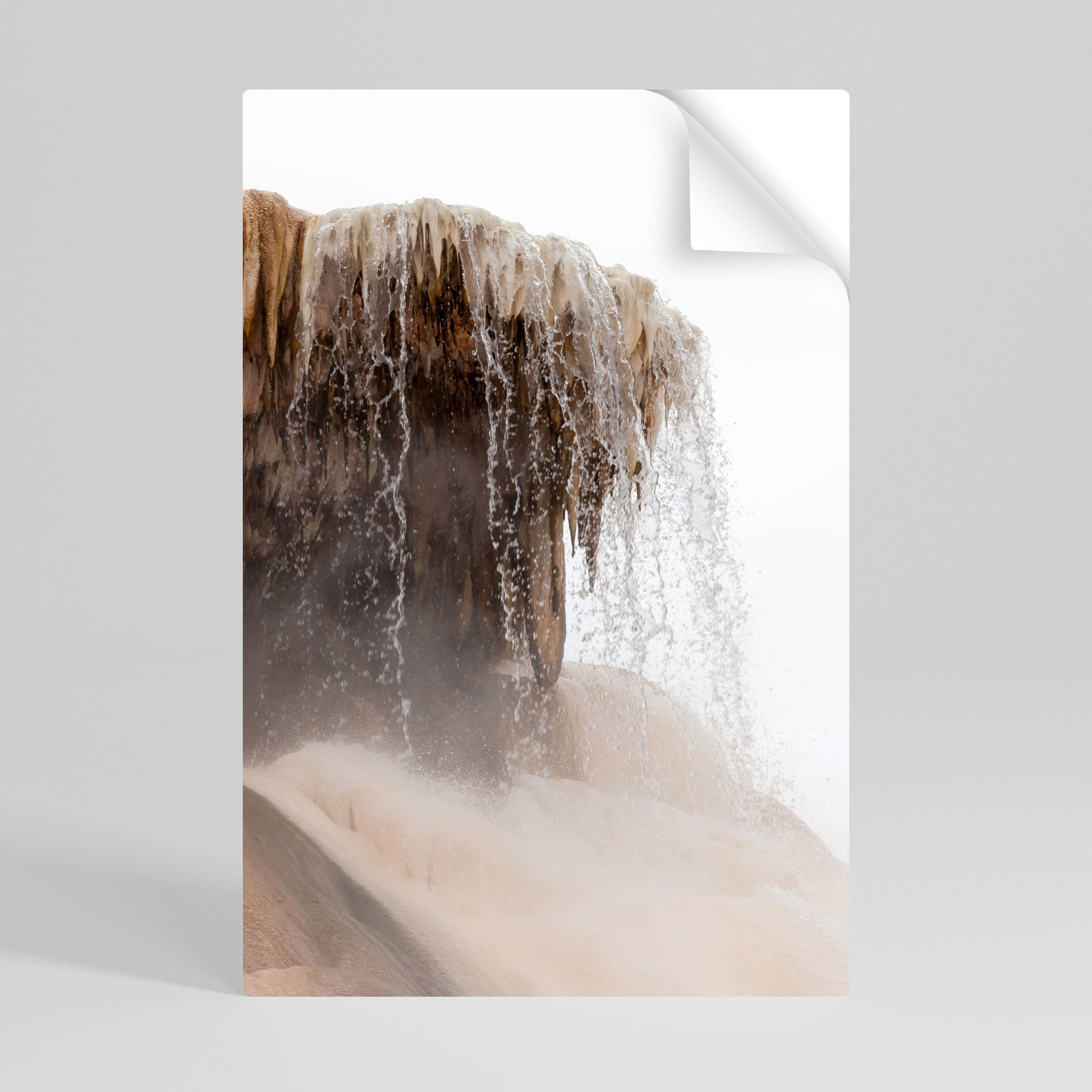 Affiche verticale autocollante MAMMOTH HOT SPRINGS