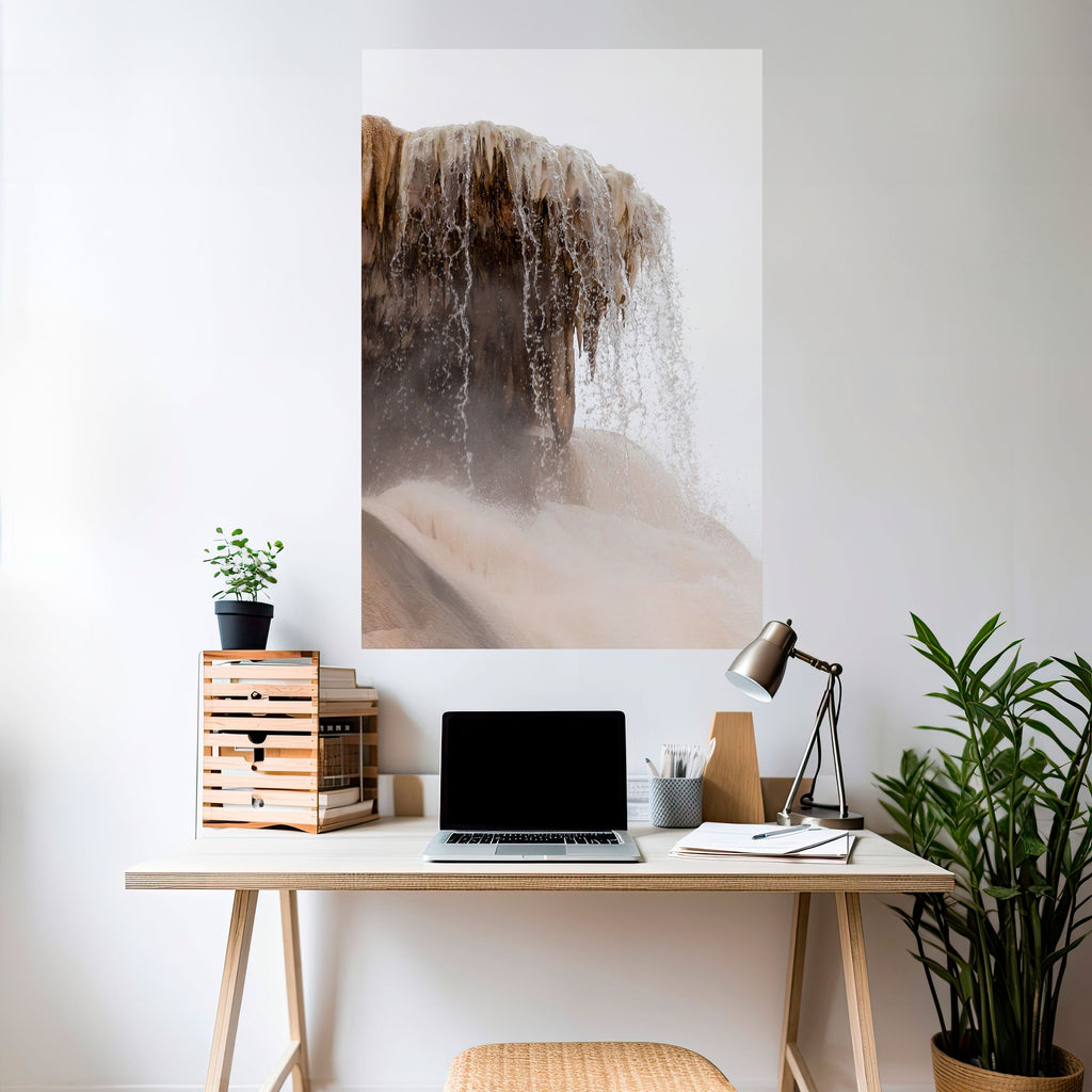 Affiche verticale autocollante MAMMOTH HOT SPRINGS