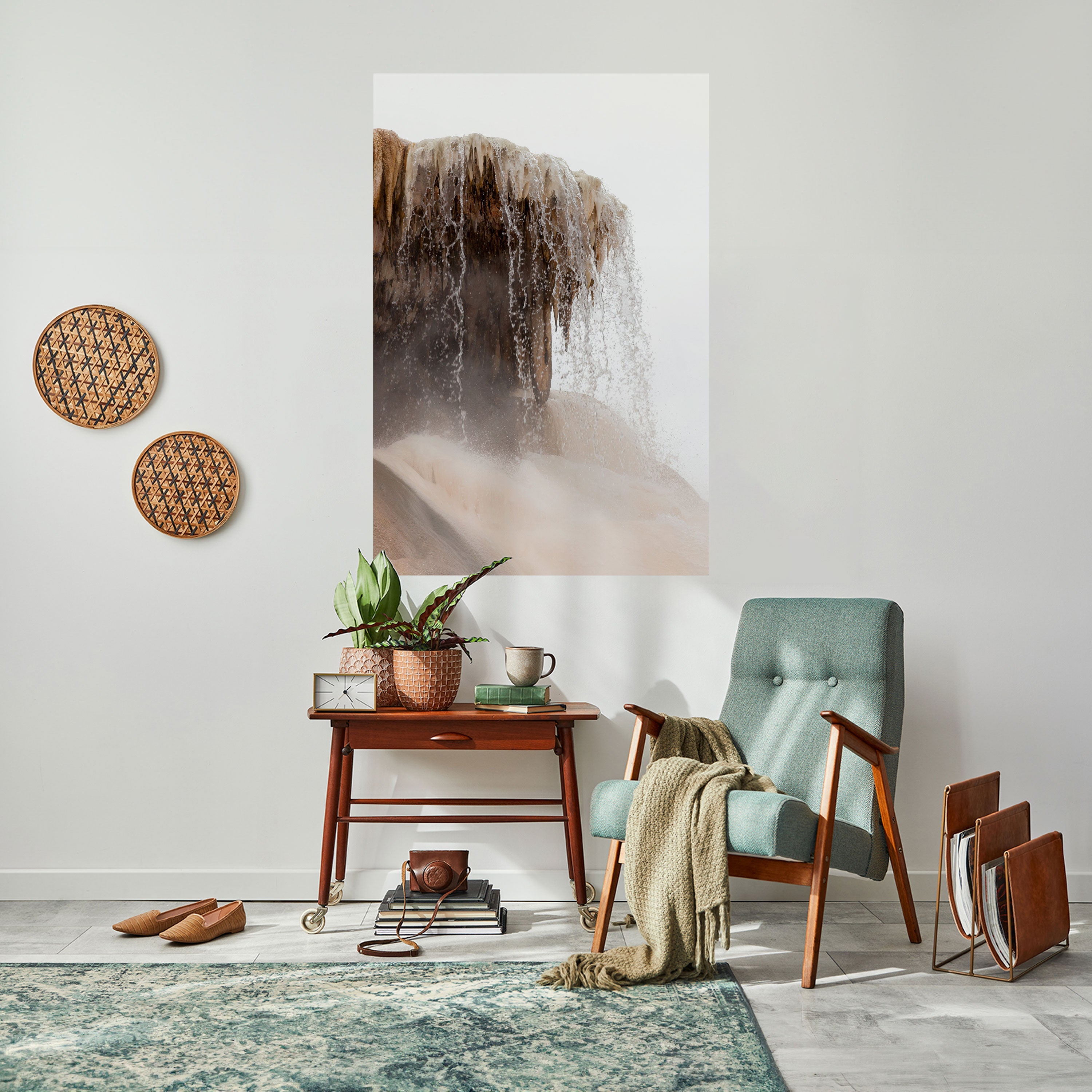 Affiche verticale autocollante MAMMOTH HOT SPRINGS