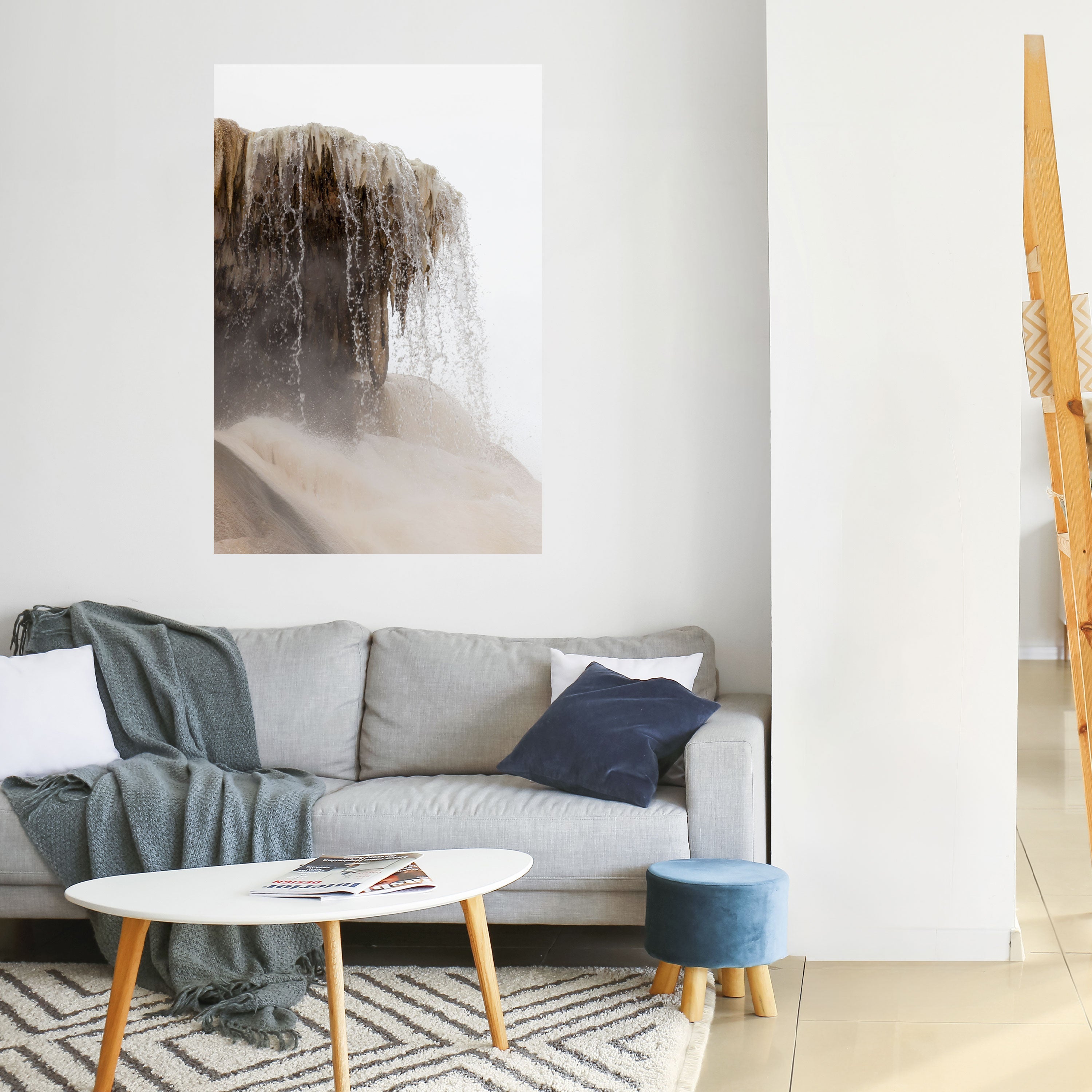 Affiche verticale autocollante MAMMOTH HOT SPRINGS