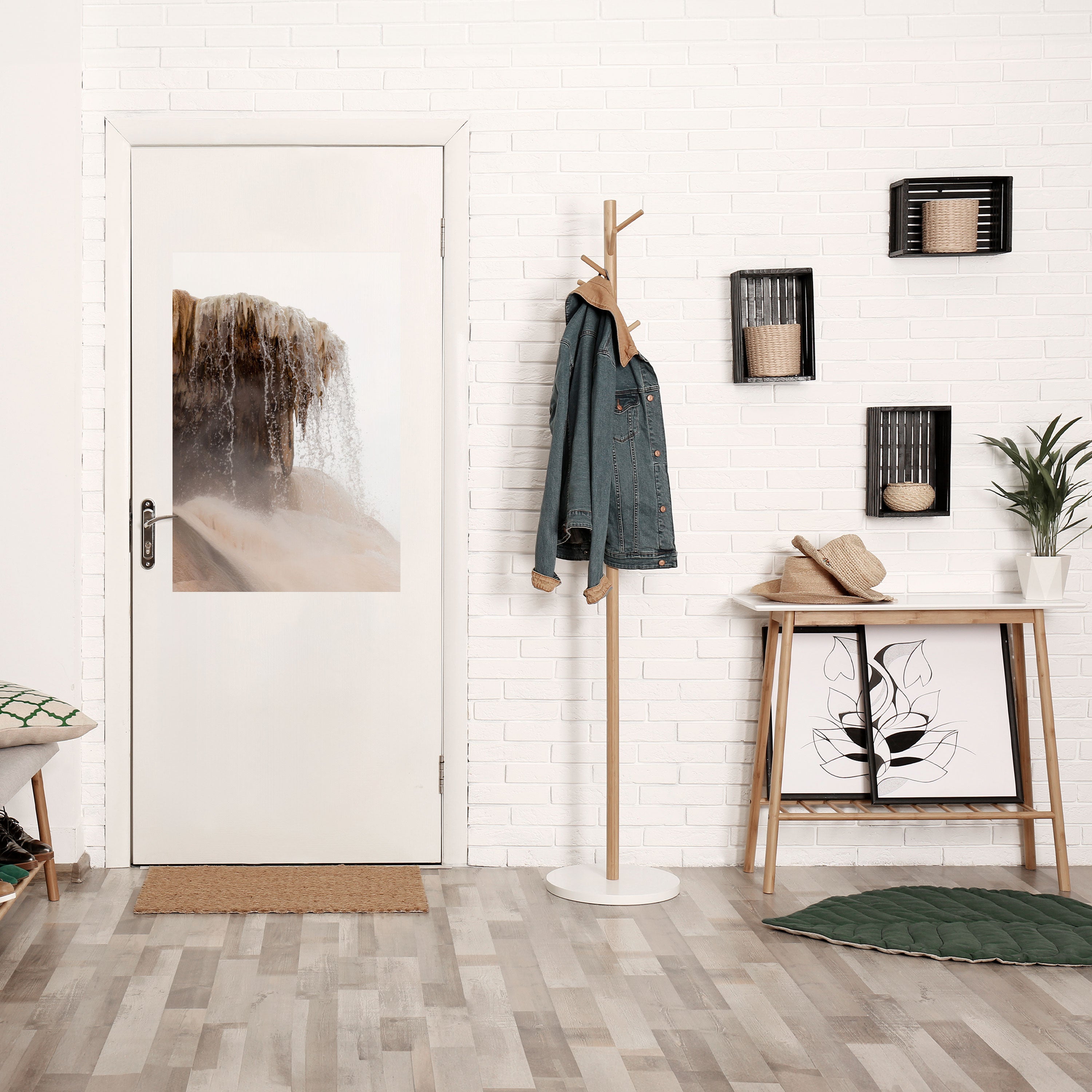 Affiche verticale autocollante MAMMOTH HOT SPRINGS