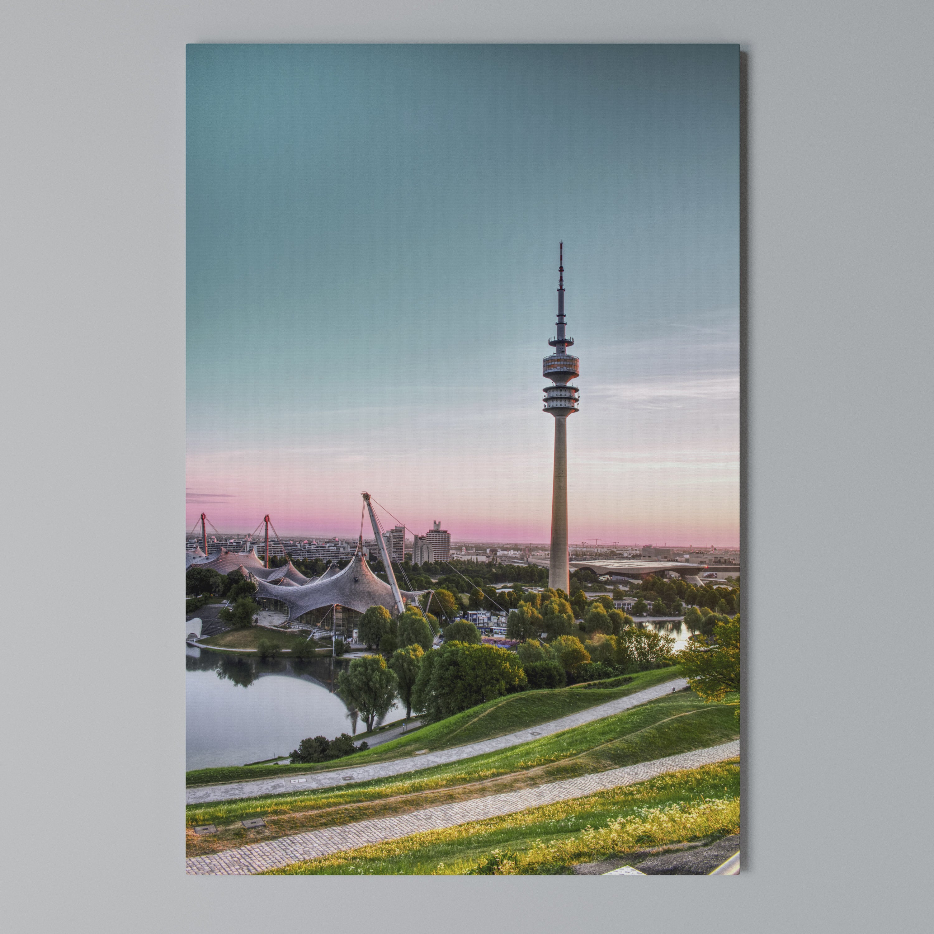 TOWERING DREAMSCAPE Vertical Canvas Print