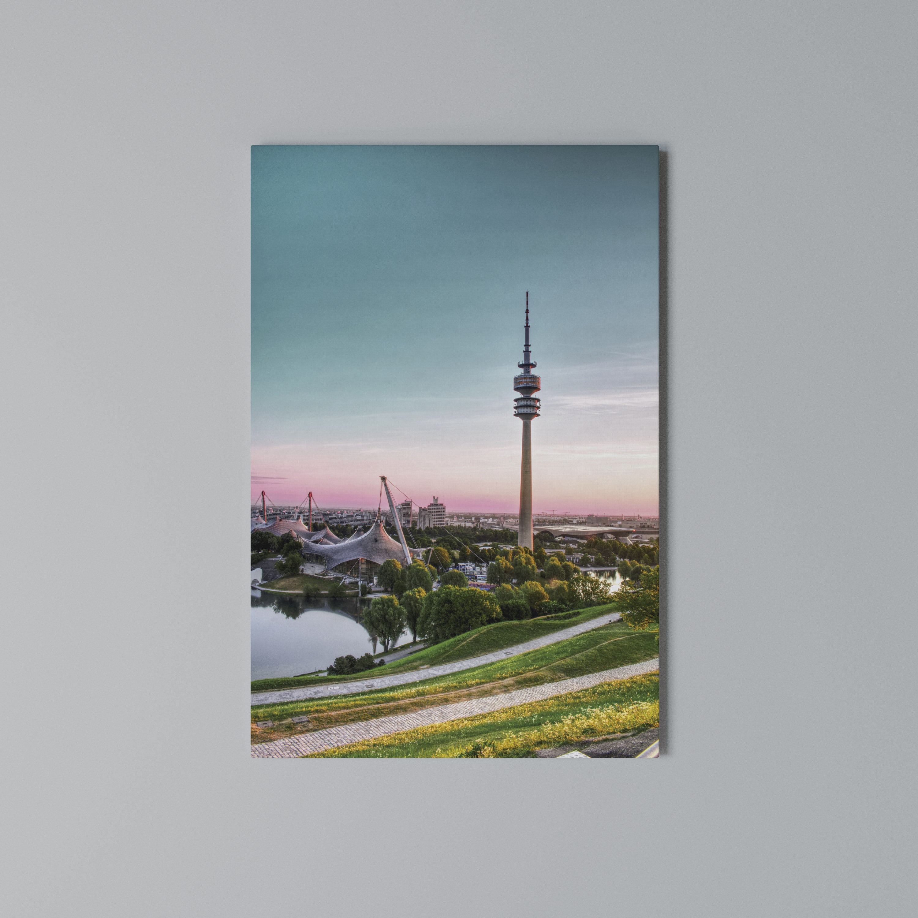 TOWERING DREAMSCAPE Vertical Canvas Print