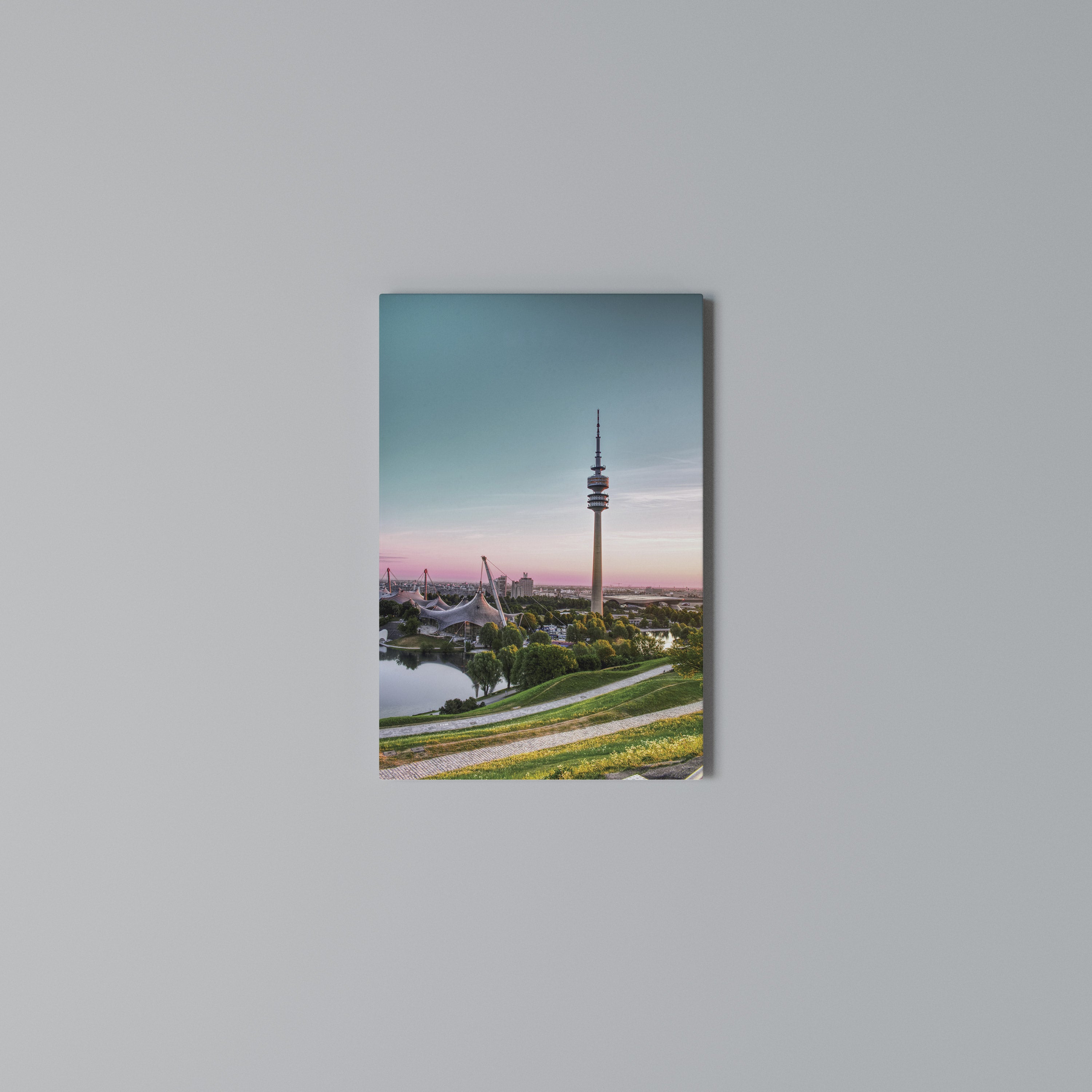 TOWERING DREAMSCAPE Vertical Canvas Print
