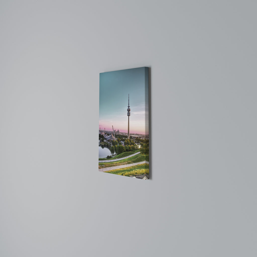 TOWERING DREAMSCAPE Vertical Canvas Print