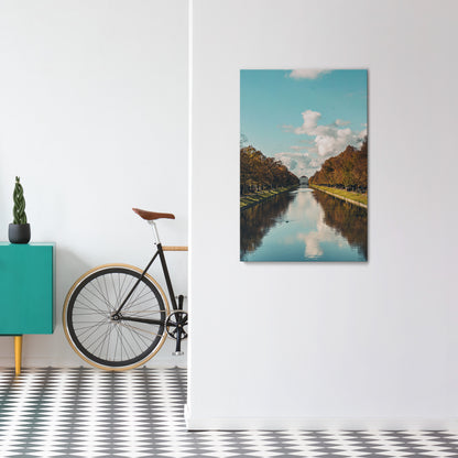 HARMONY IN STILLNESS Vertical Canvas Print