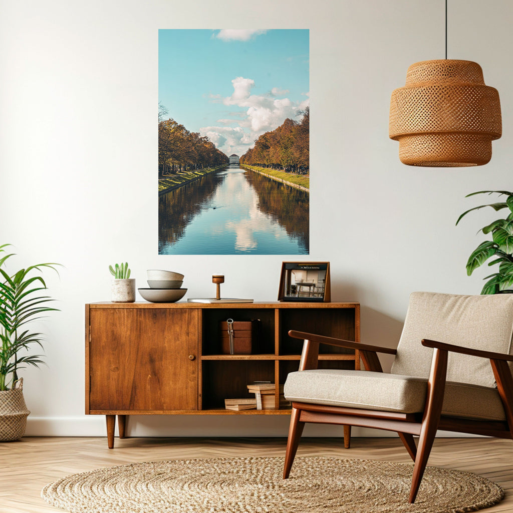 Affiche verticale autocollante « HARMONIE DANS LE CALME »