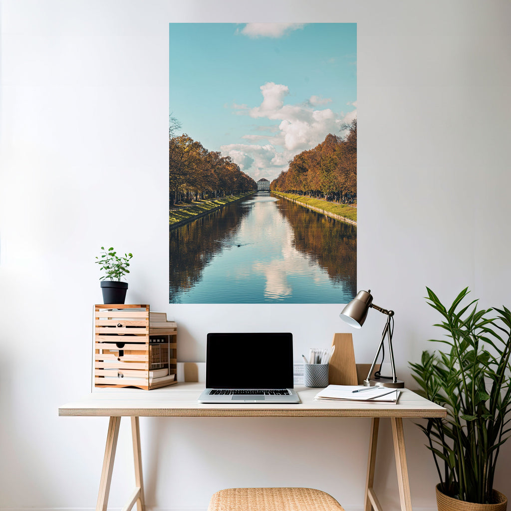 Affiche verticale autocollante « HARMONIE DANS LE CALME »