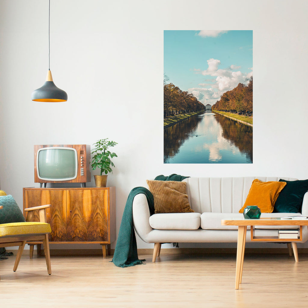 Affiche verticale autocollante « HARMONIE DANS LE CALME »