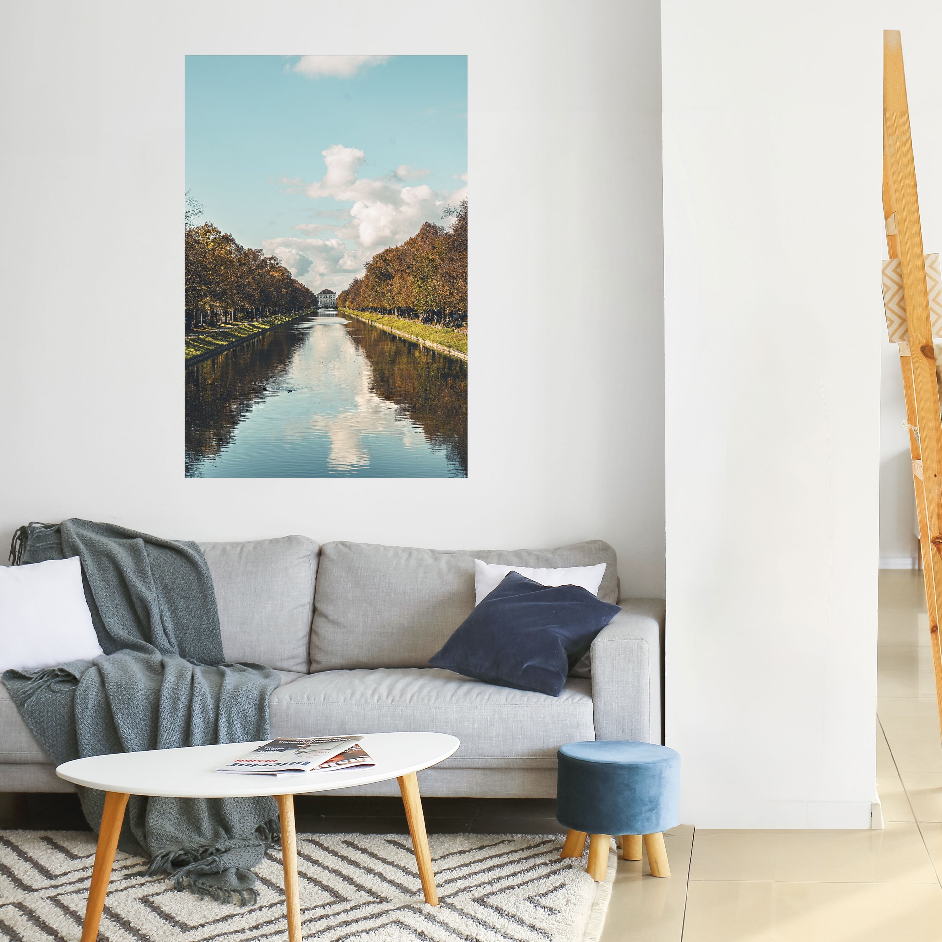 Affiche verticale autocollante « HARMONIE DANS LE CALME »