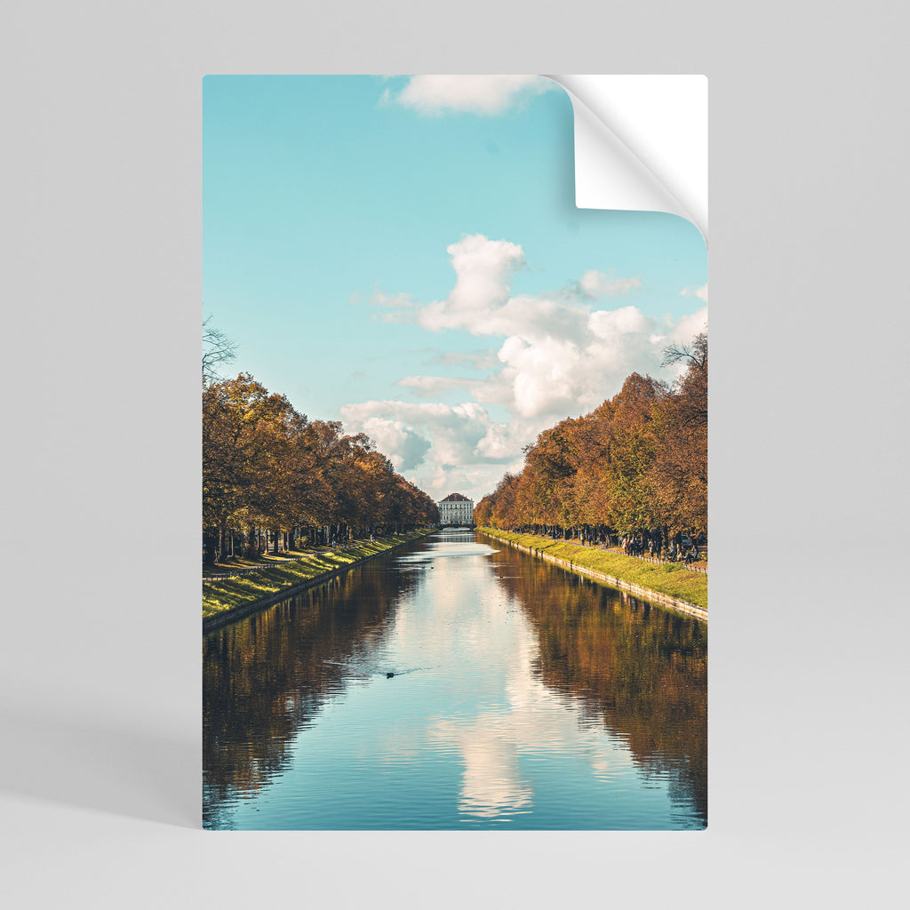 Affiche verticale autocollante « HARMONIE DANS LE CALME »