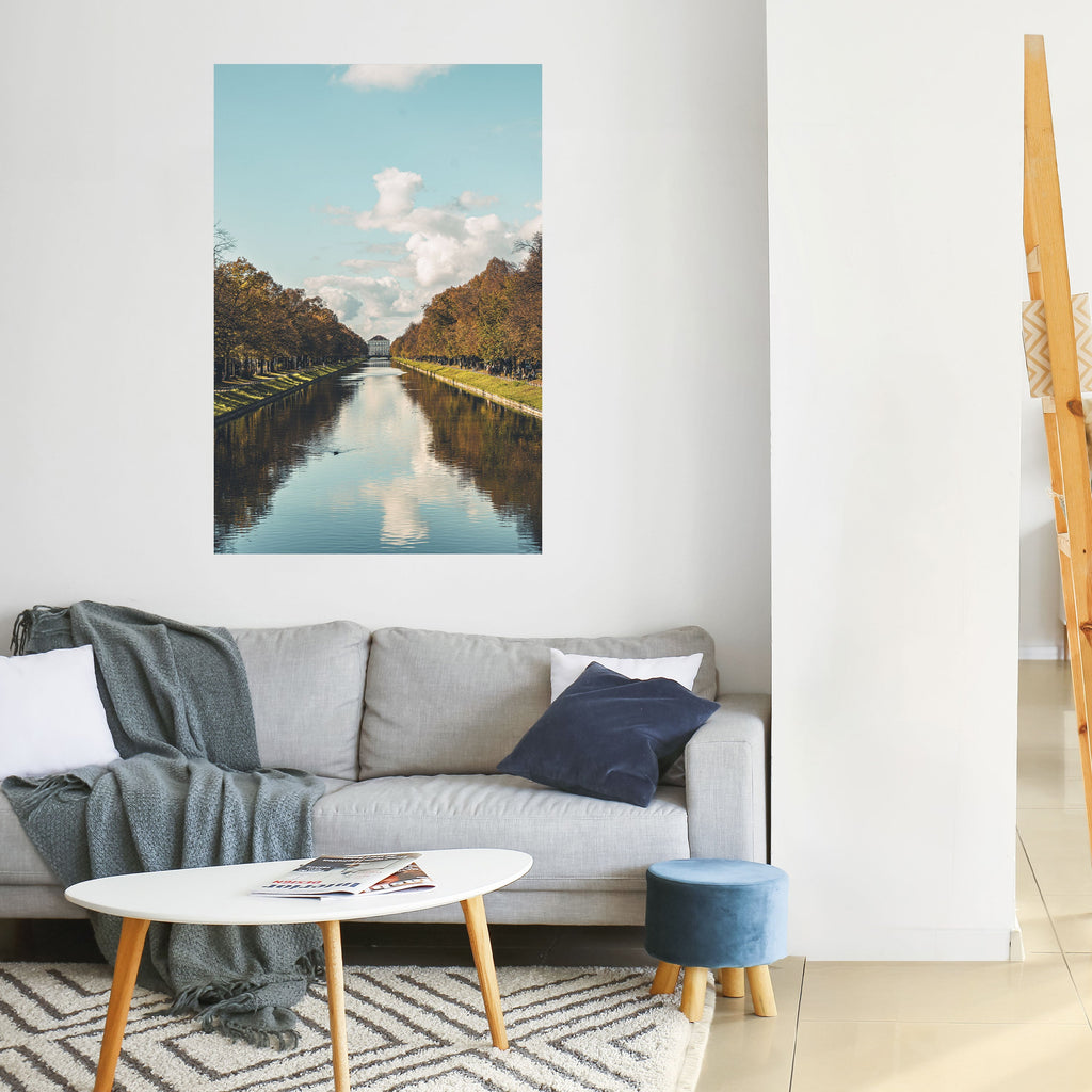 Affiche verticale autocollante « HARMONIE DANS LE CALME »