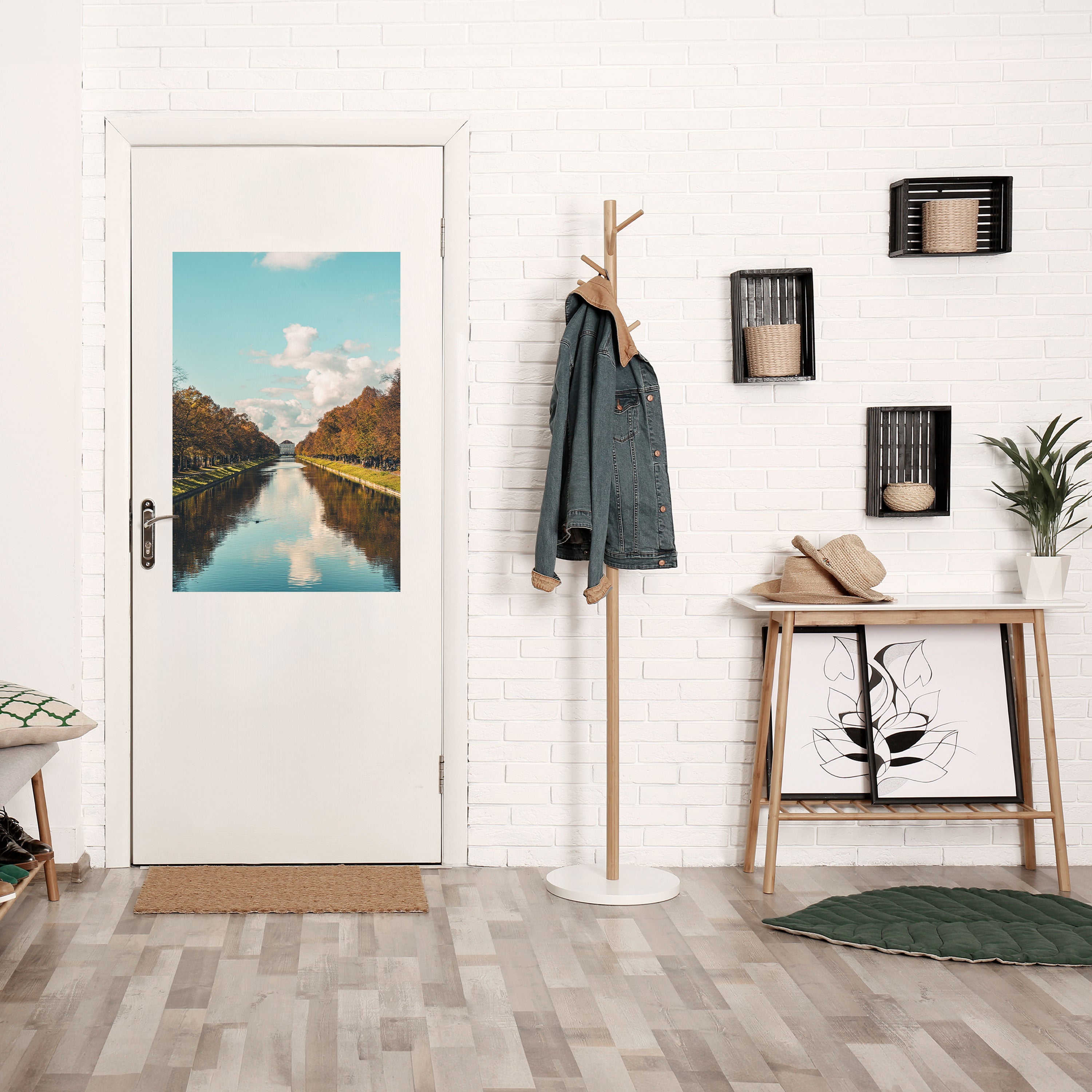 Affiche verticale autocollante « HARMONIE DANS LE CALME »