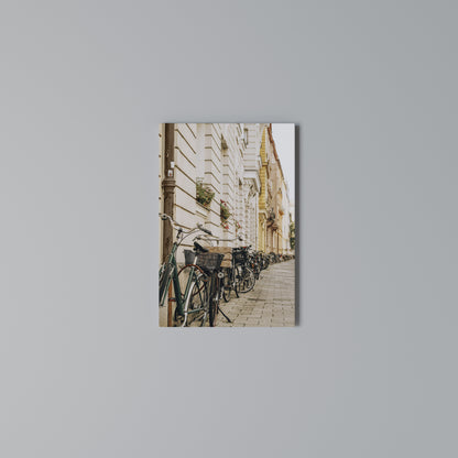URBAN CYCLE HAVEN Vertical Canvas Print
