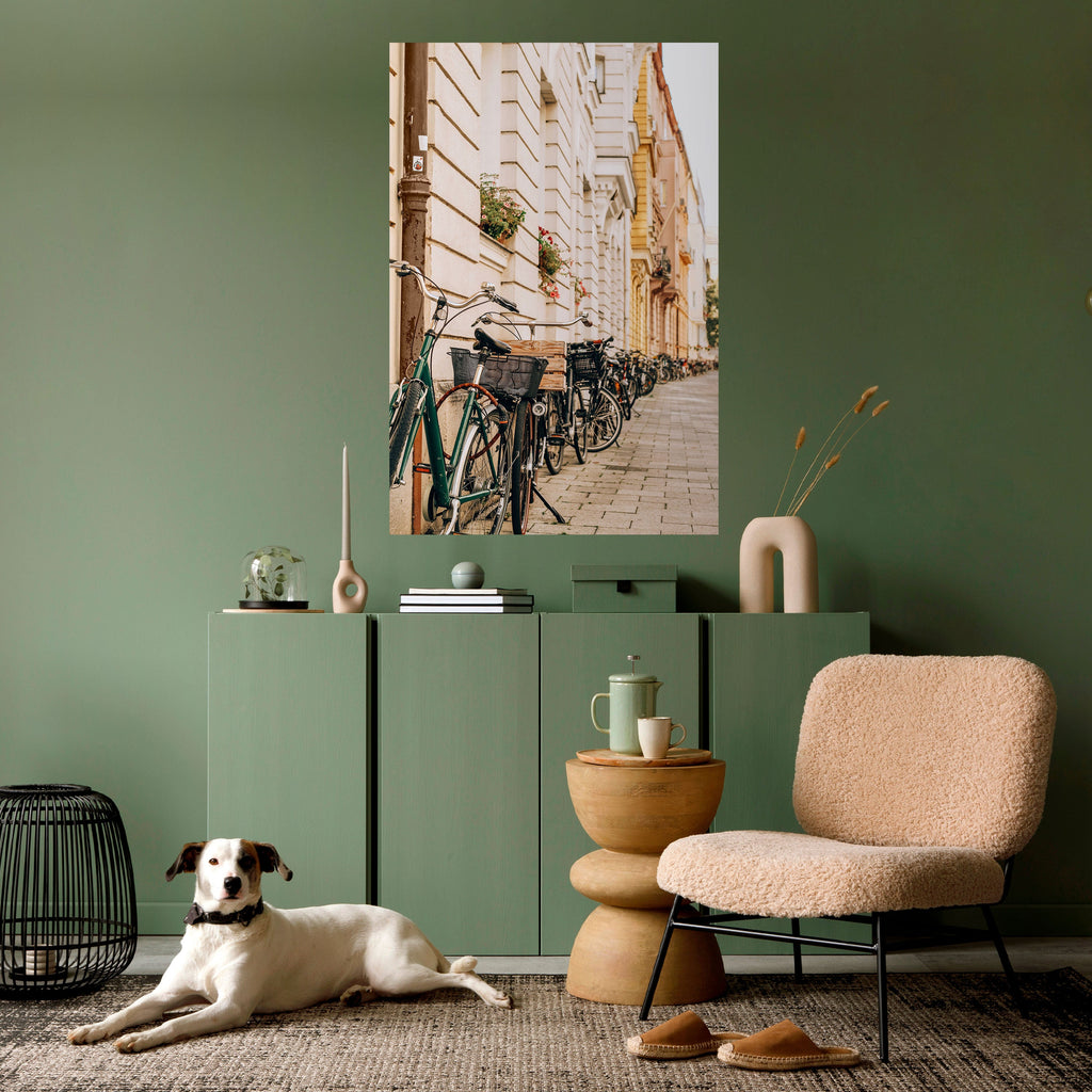 Affiche verticale autocollante URBAN CYCLE HAVEN