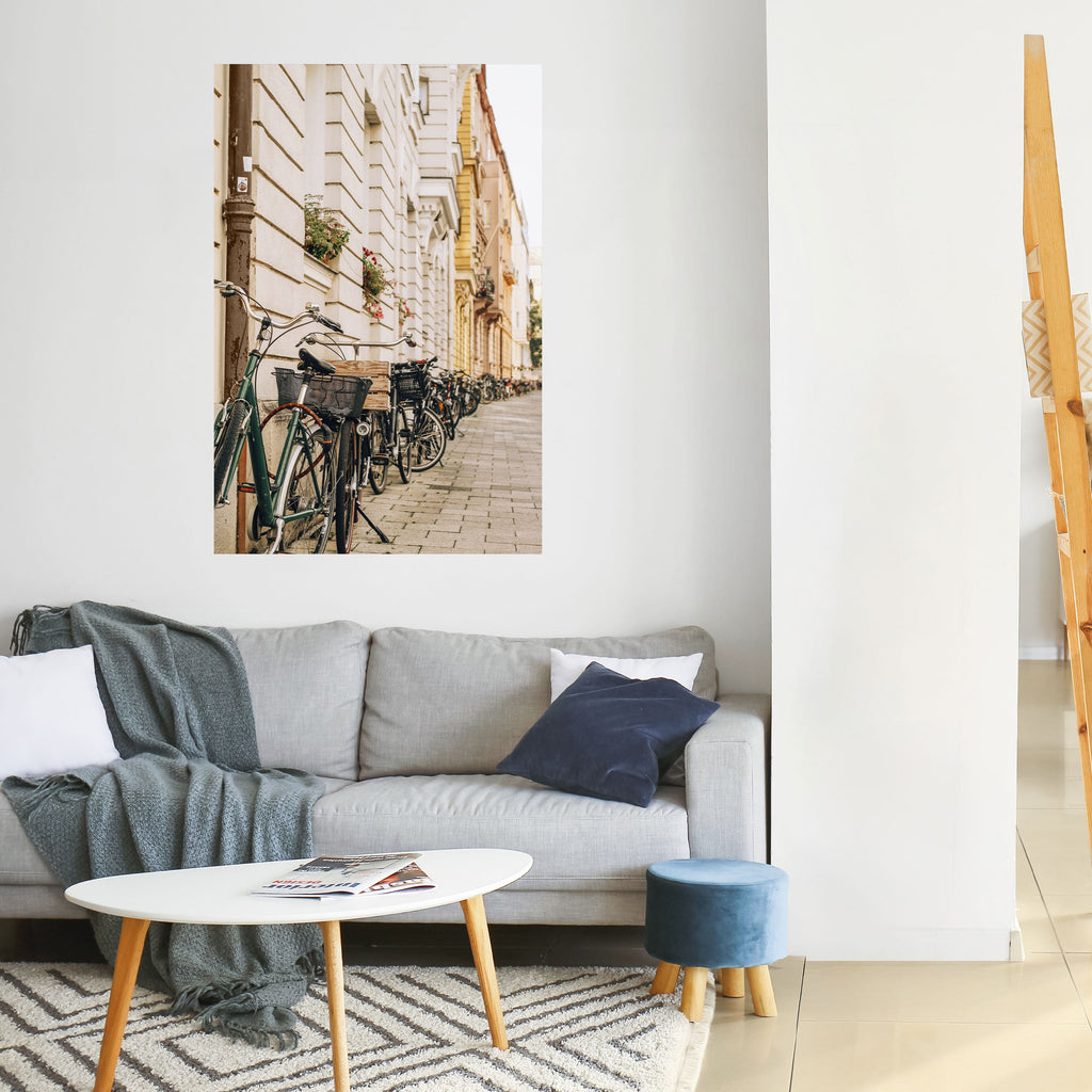 Affiche verticale autocollante URBAN CYCLE HAVEN