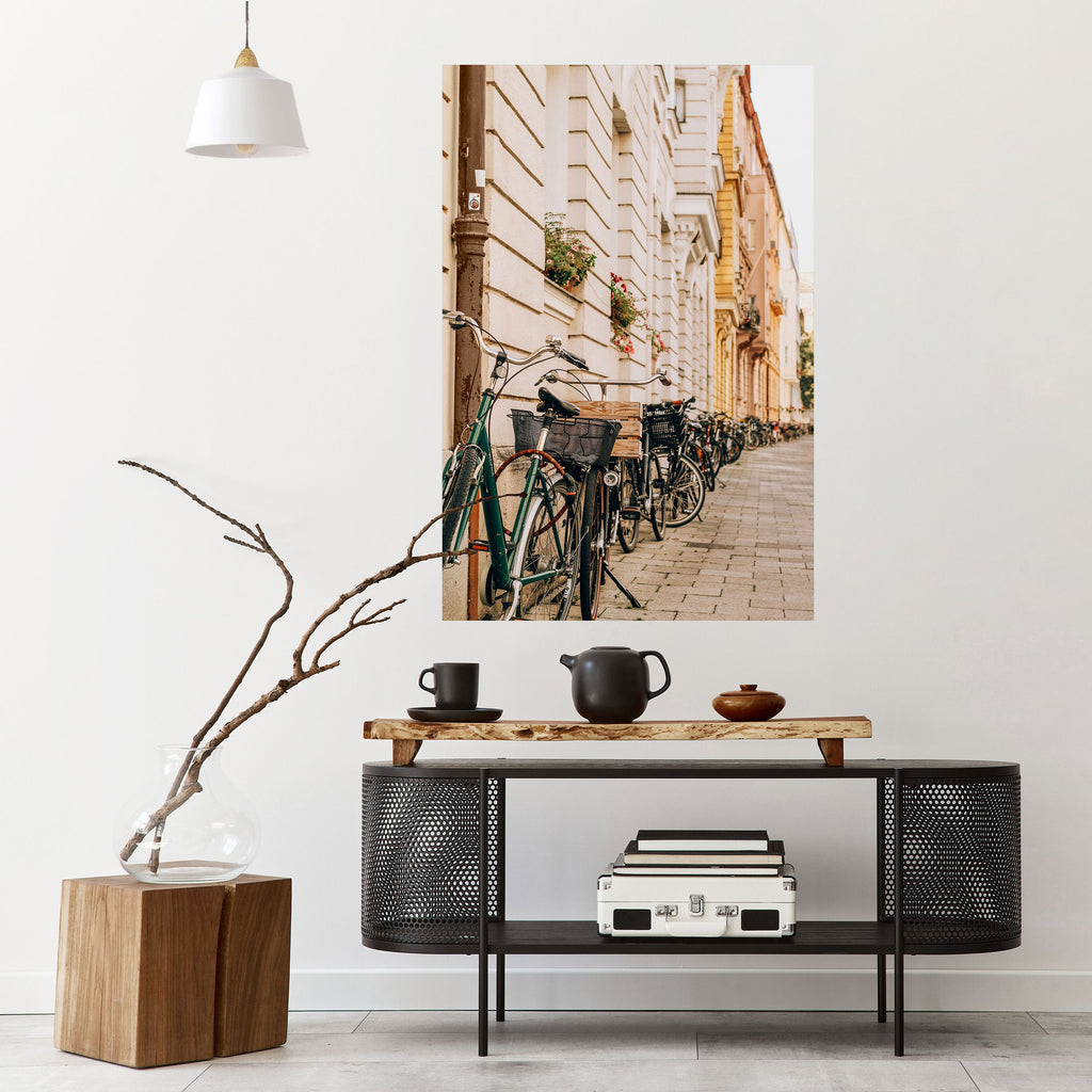 Affiche verticale autocollante URBAN CYCLE HAVEN