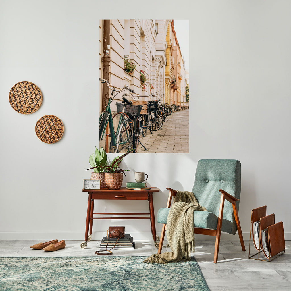 Affiche verticale autocollante URBAN CYCLE HAVEN