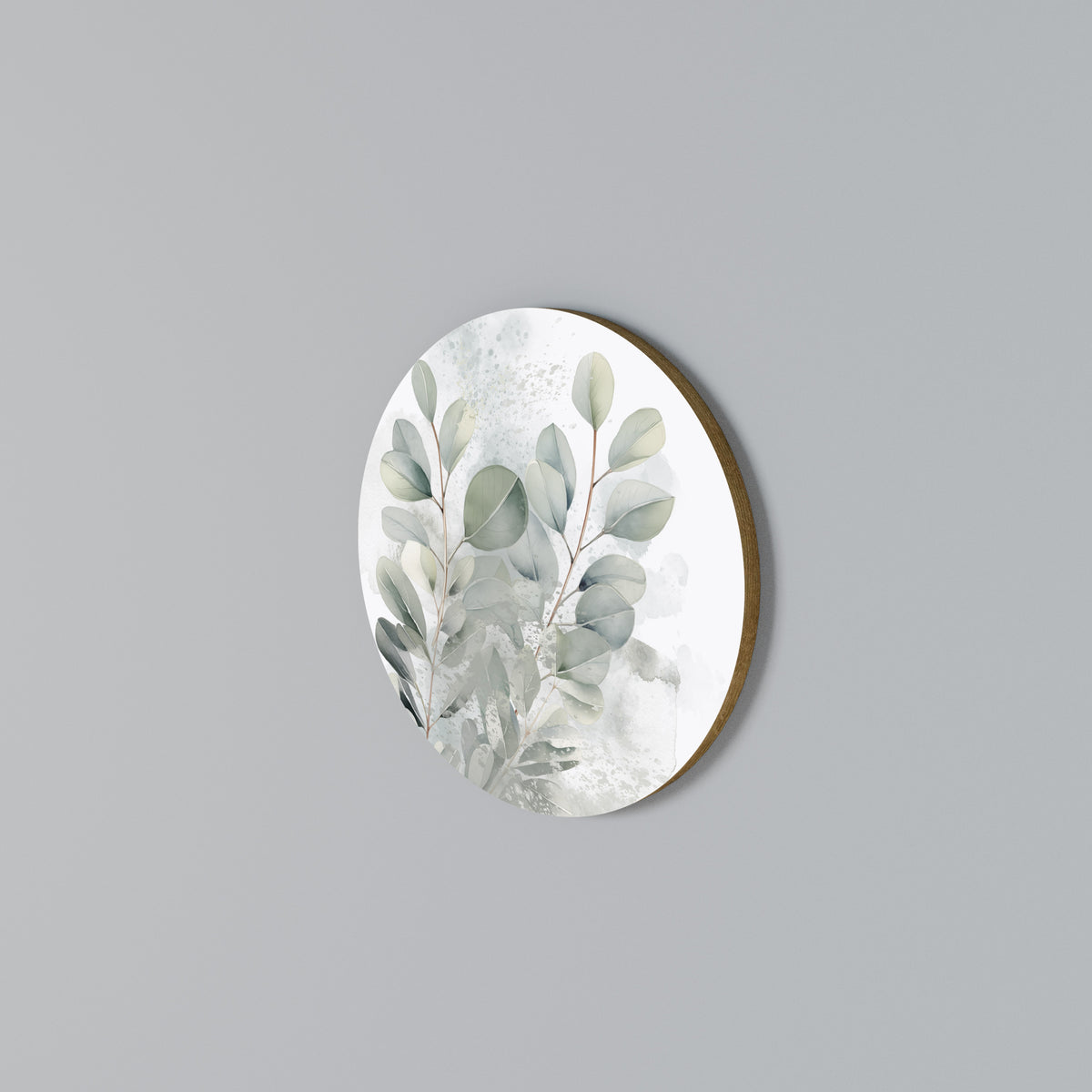 DELIGHTFUL EUCALYPTUS Round Wall Art