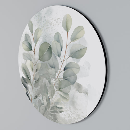DELIGHTFUL EUCALYPTUS Round Wall Art