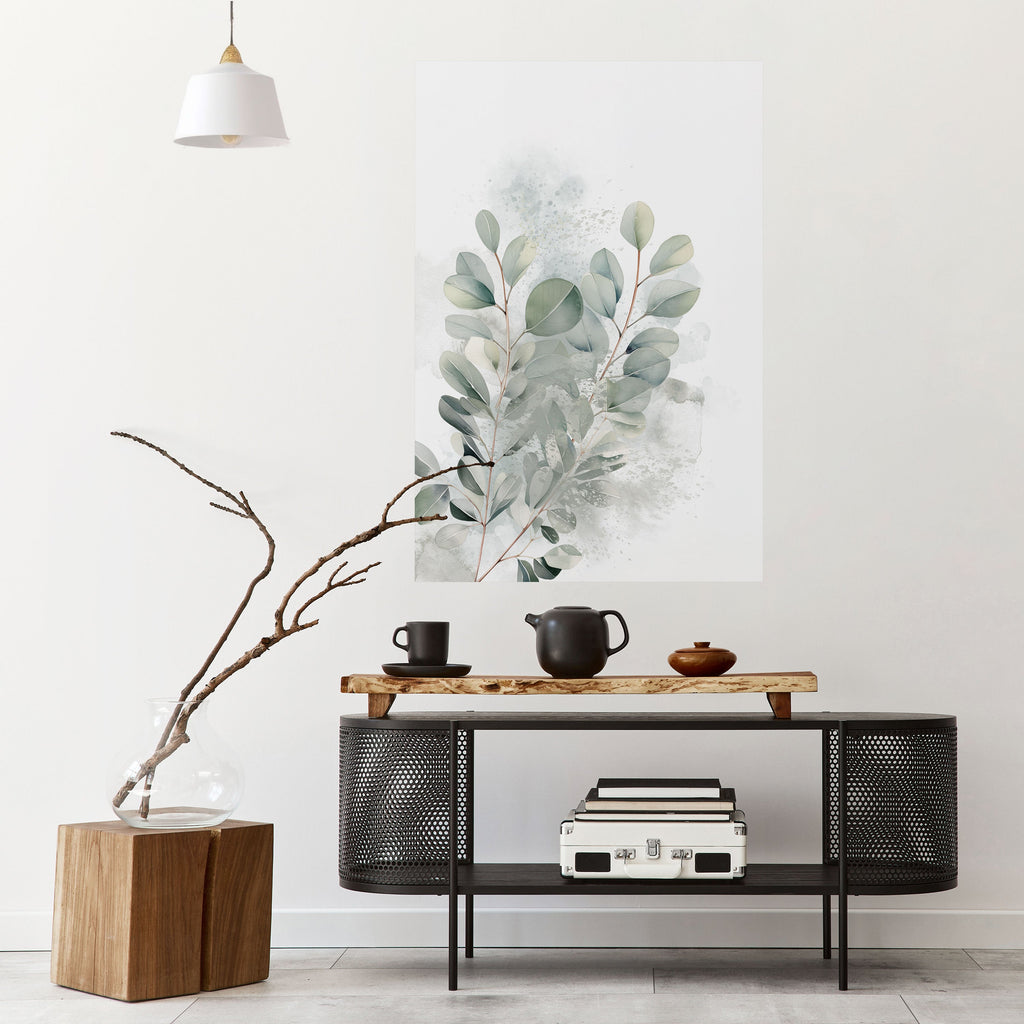 Affiche verticale autocollante « DÉLICIEUX EUCALYPTUS »