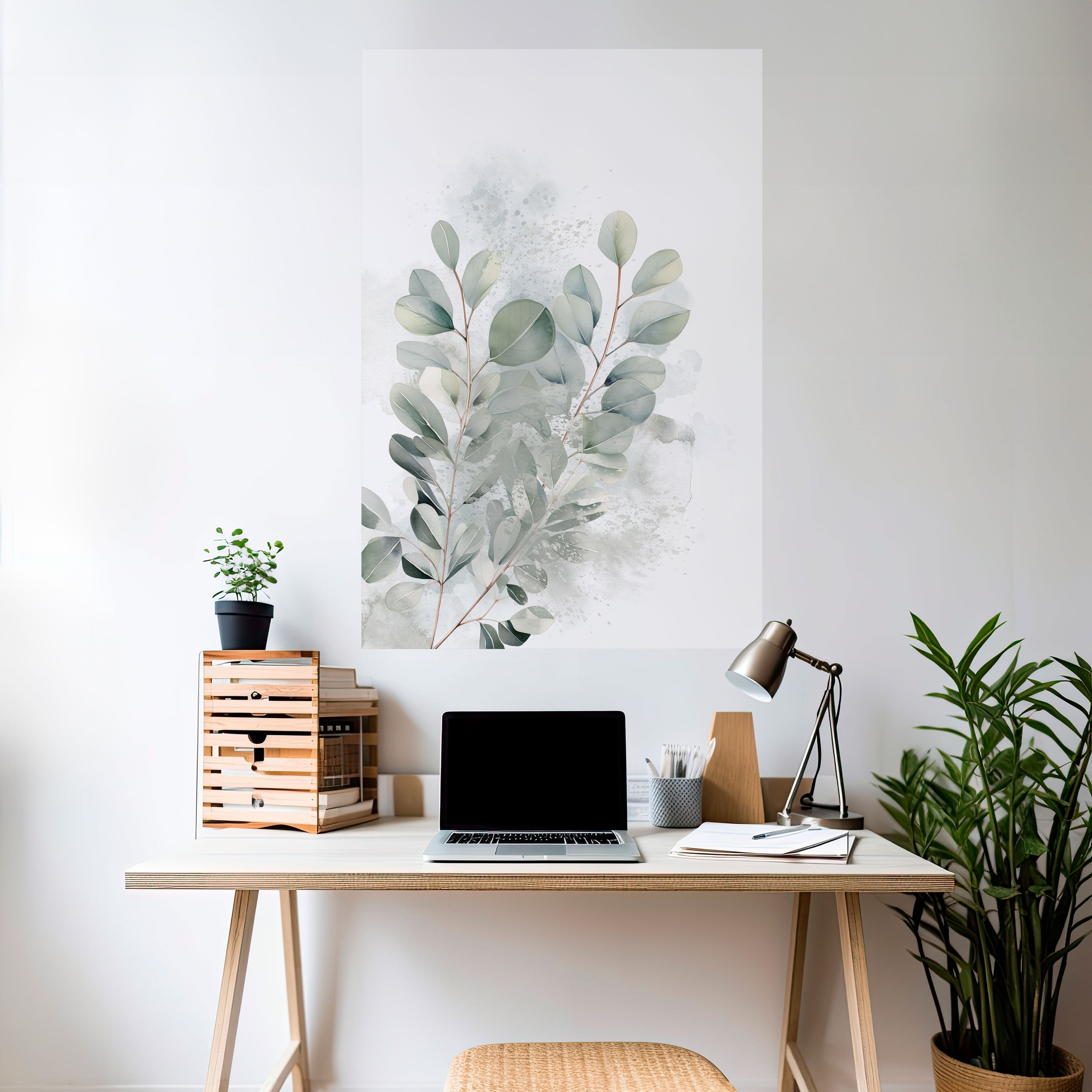 Affiche verticale autocollante « DÉLICIEUX EUCALYPTUS »
