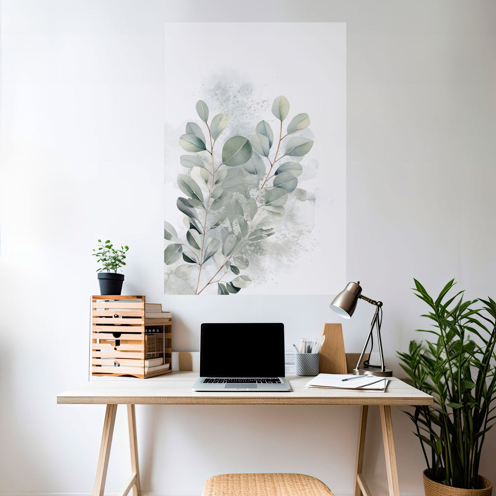 Affiche verticale autocollante « DÉLICIEUX EUCALYPTUS »