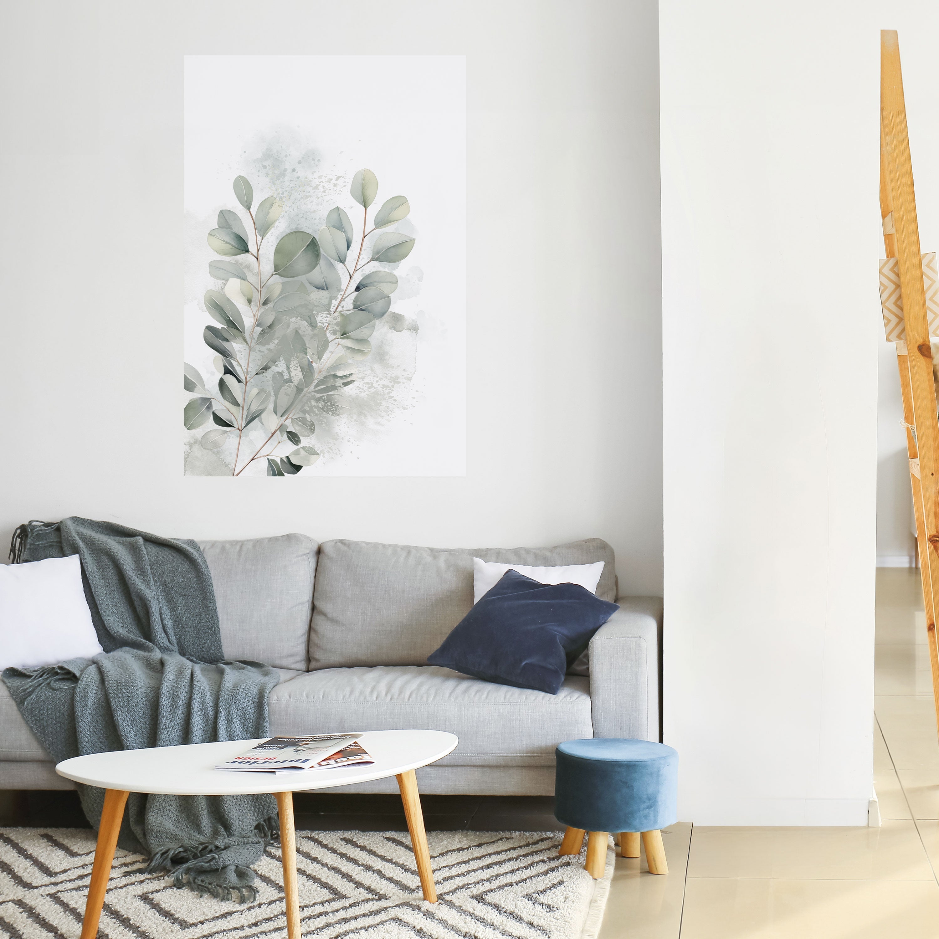 Affiche verticale autocollante « DÉLICIEUX EUCALYPTUS »