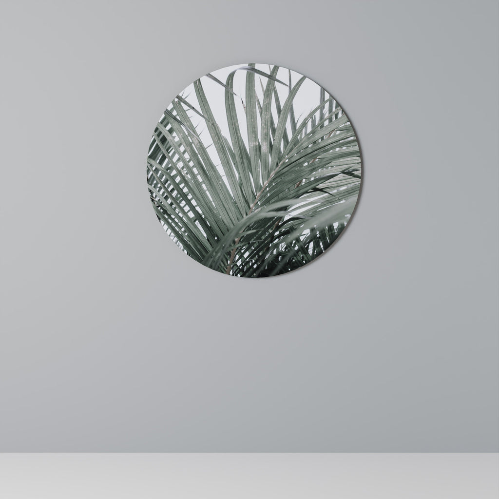 Décoration murale ronde Palm Whispers