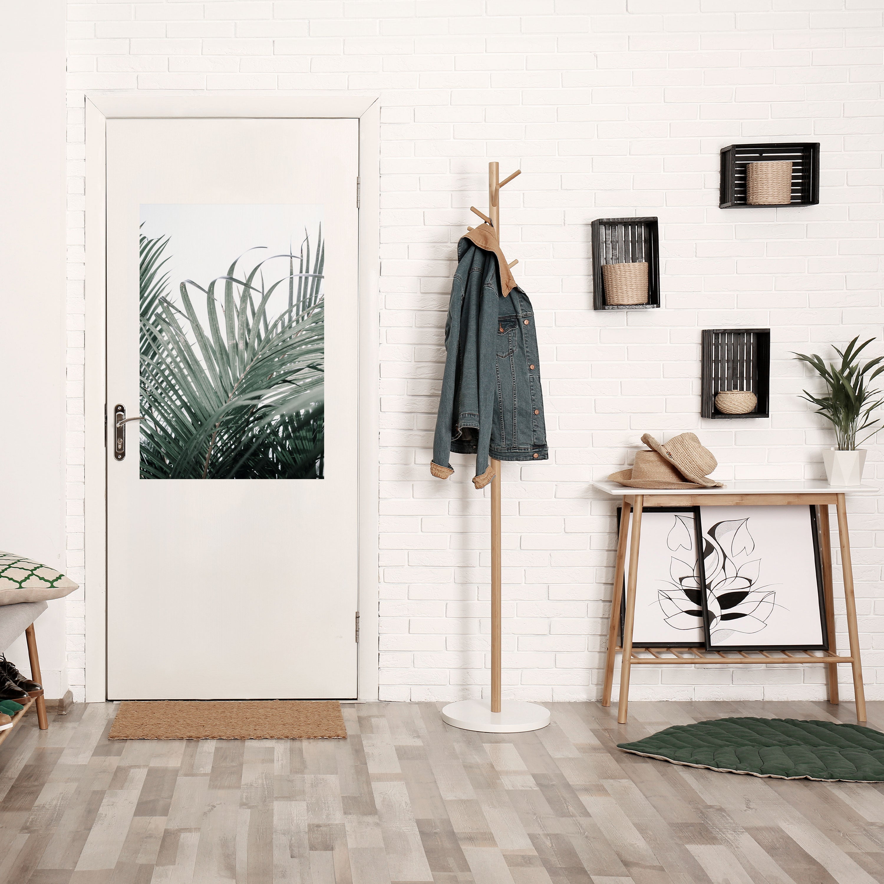 Affiche verticale autocollante Palm Whispers