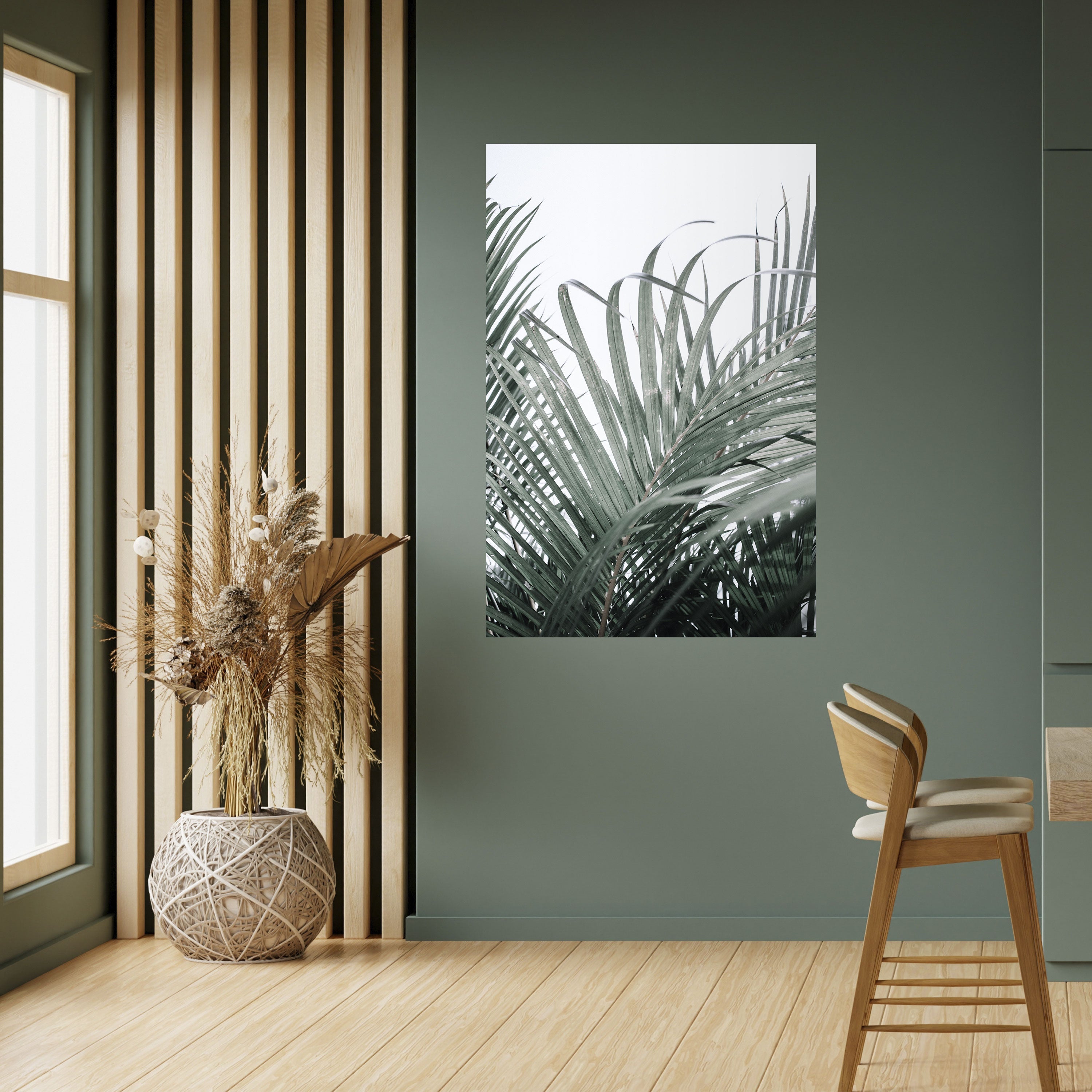 Affiche verticale autocollante Palm Whispers