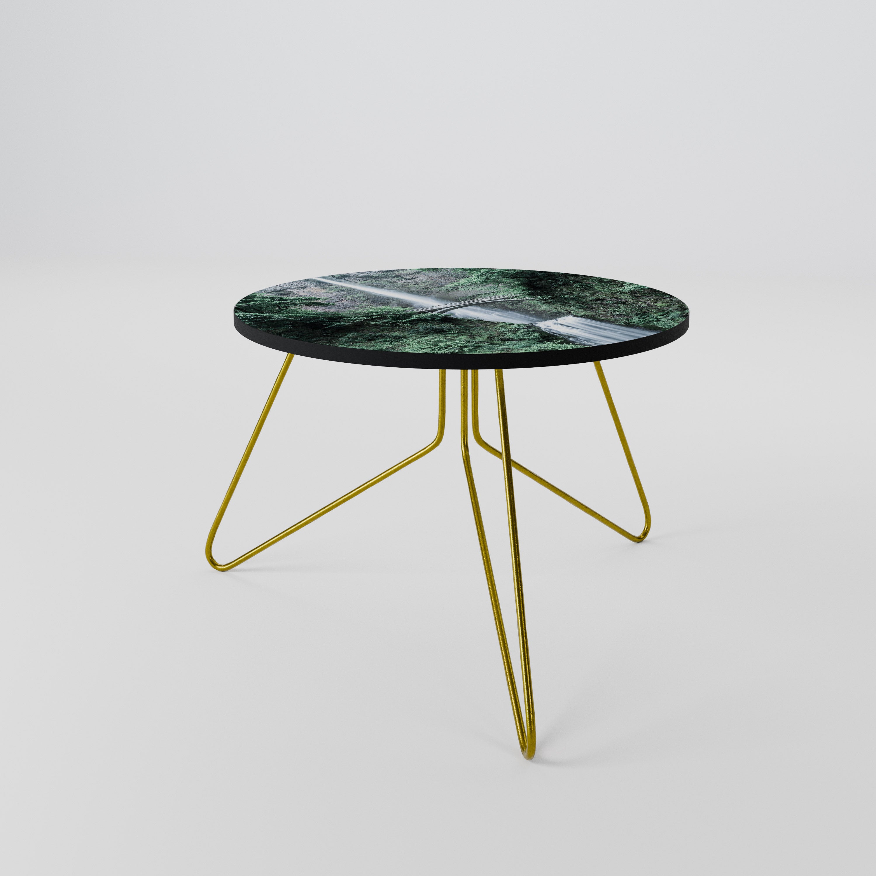 MYSTICAL WATERSCAPE BRIDGE Coffee Table