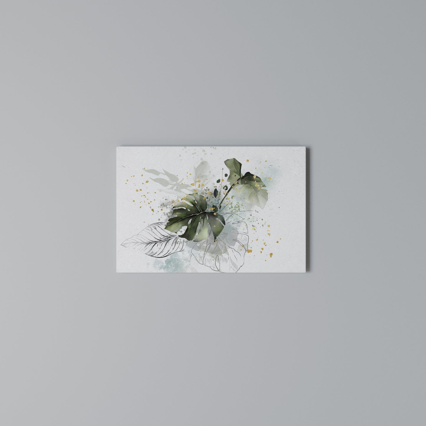 VIVID LEAF SYMPHONY Horizontal Canvas Print