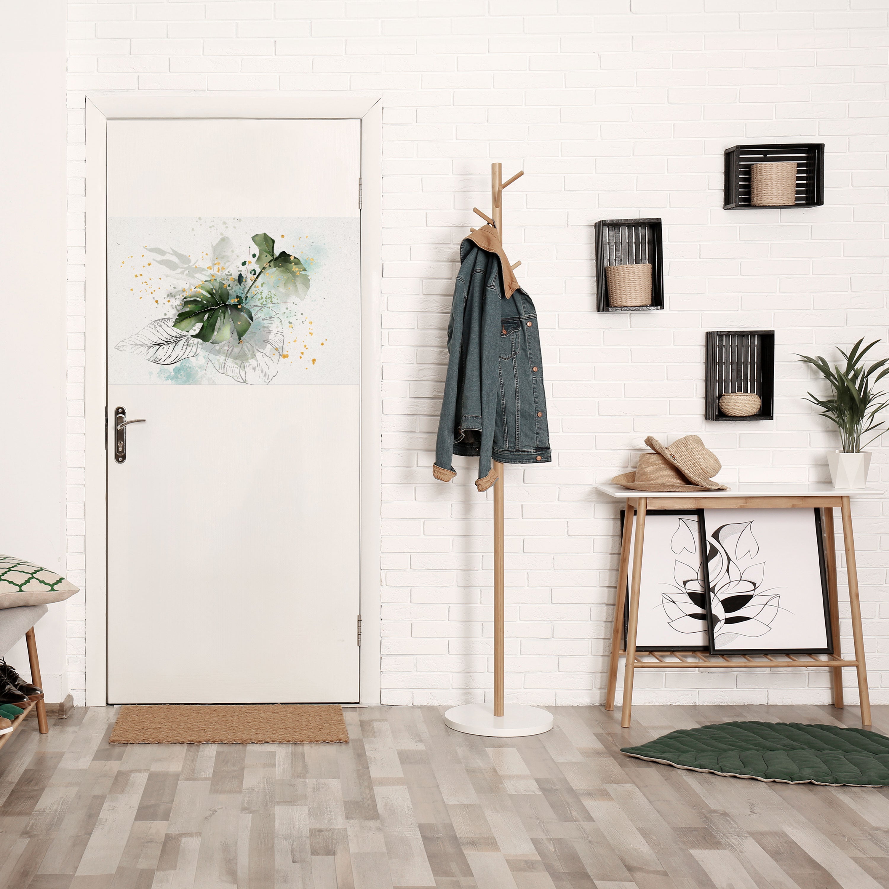 Affiche horizontale autocollante « SYMPHONIE DES FEUILLES VIVES »