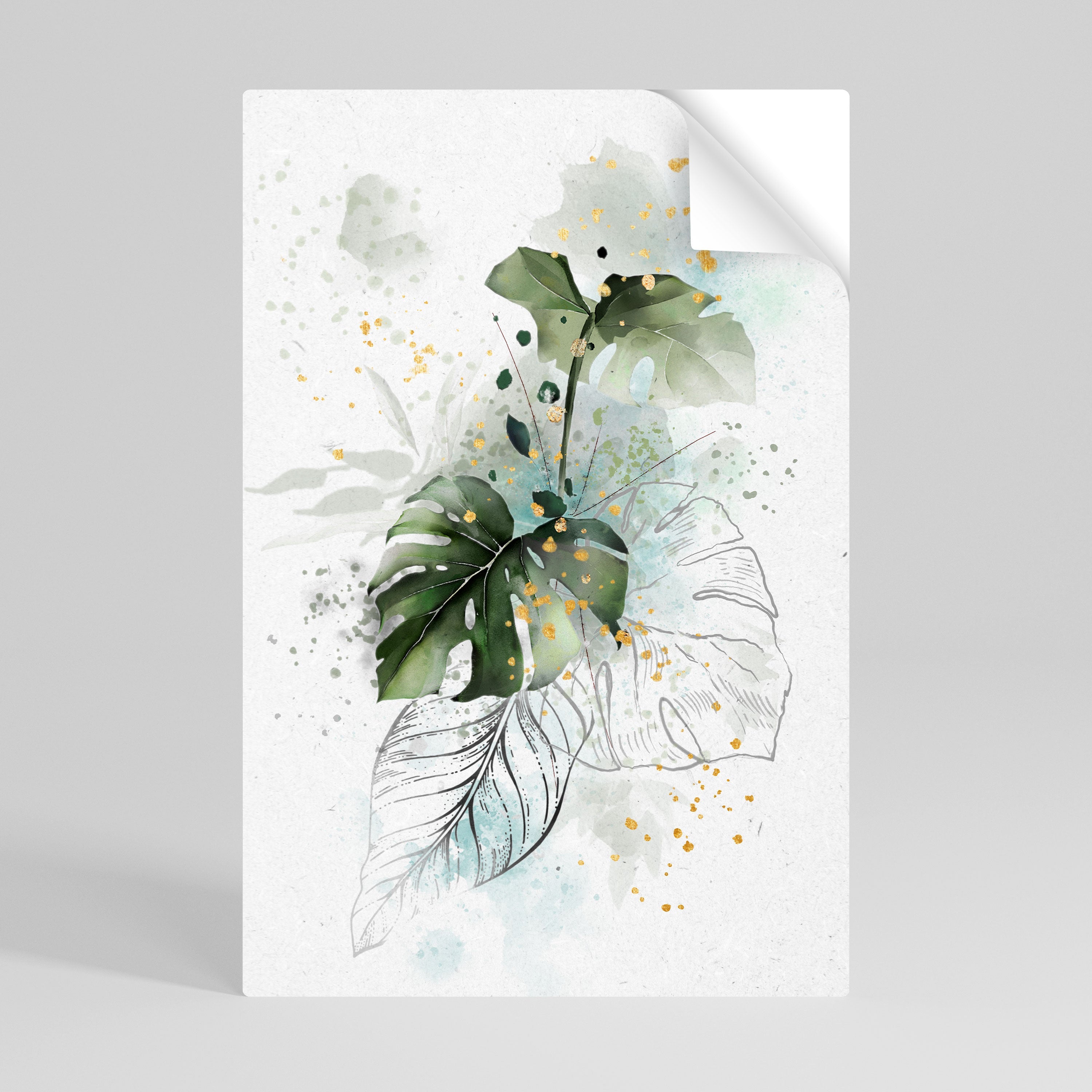 Affiche verticale autocollante SKATEBOARD ARTISTRY