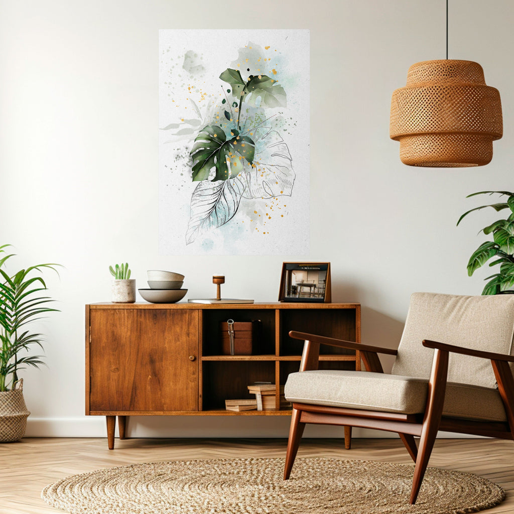 Affiche verticale autocollante SKATEBOARD ARTISTRY