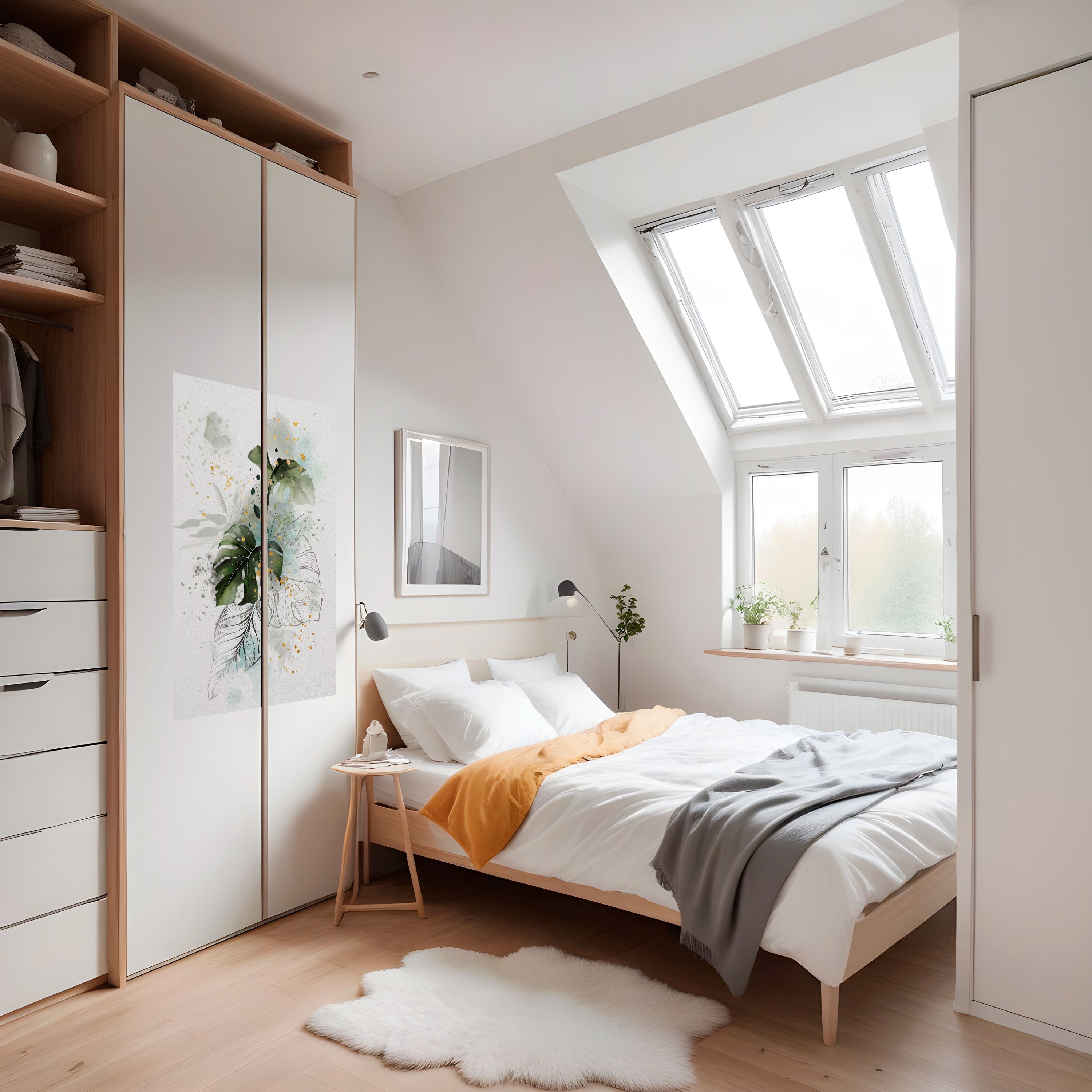 Affiche verticale autocollante SKATEBOARD ARTISTRY