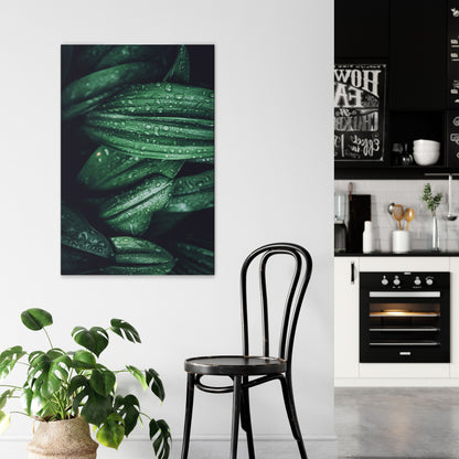 LUSH DROPLET DANCE Vertical Canvas Print