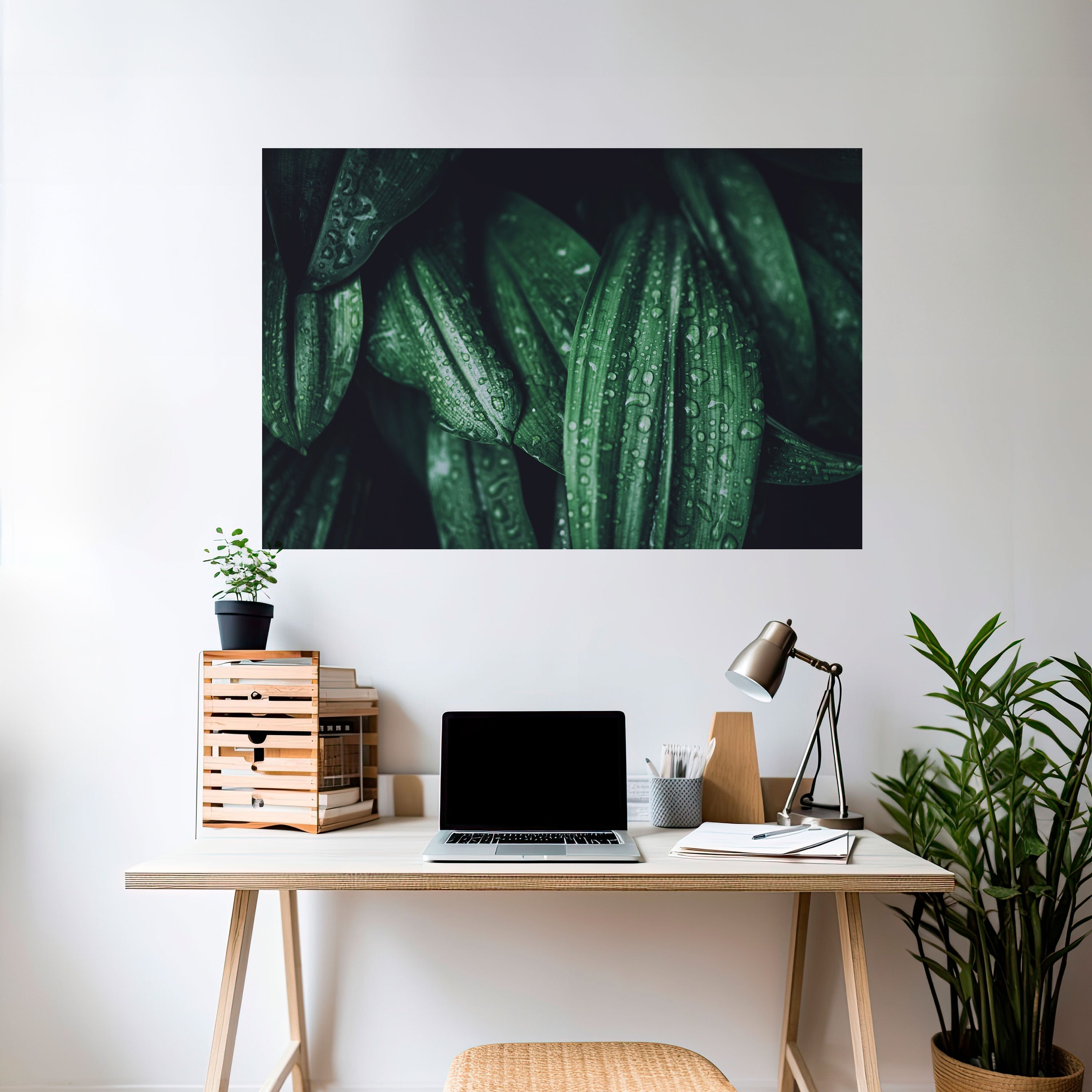 Affiche horizontale autocollante « LUSH DROPLET DANCE »