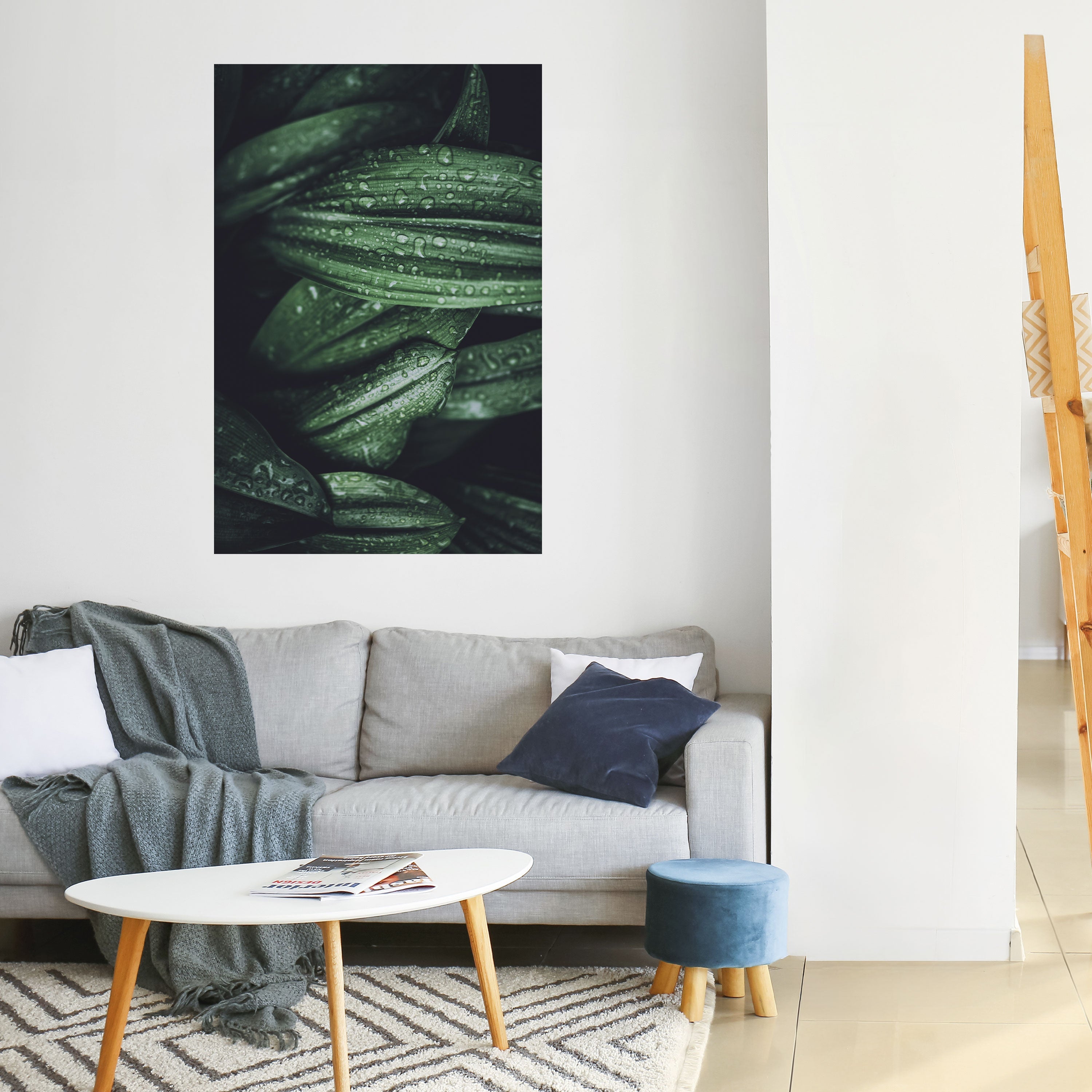 Affiche verticale autocollante « LUSH DROPLET DANCE »