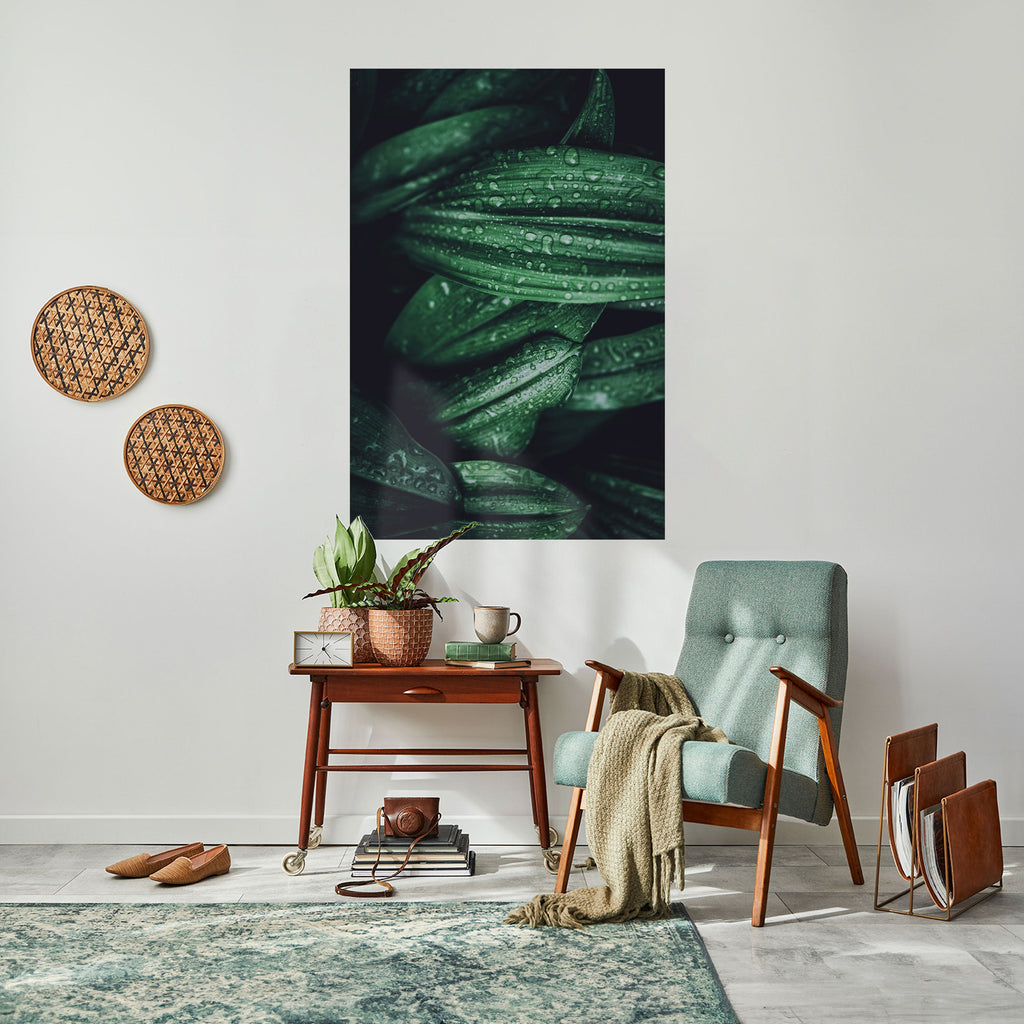 Affiche verticale autocollante « LUSH DROPLET DANCE »