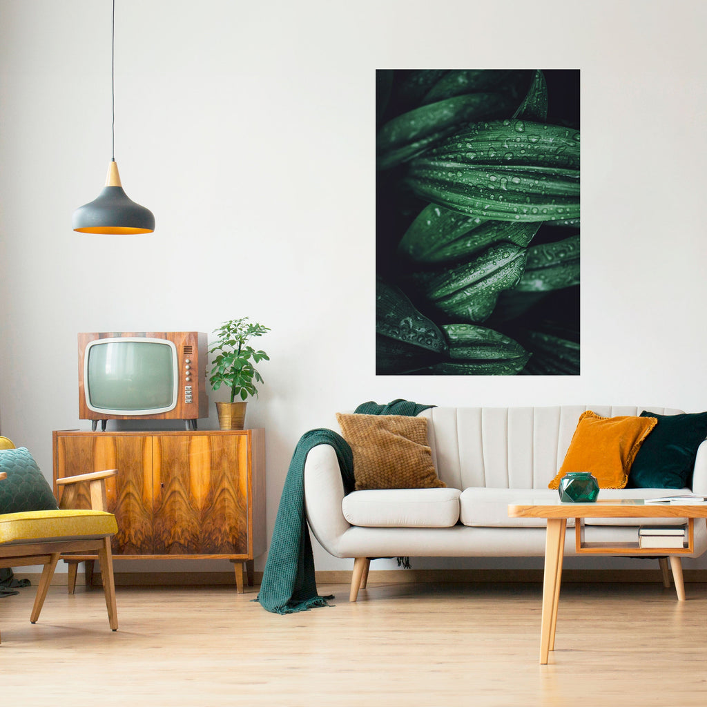 Affiche verticale autocollante « LUSH DROPLET DANCE »