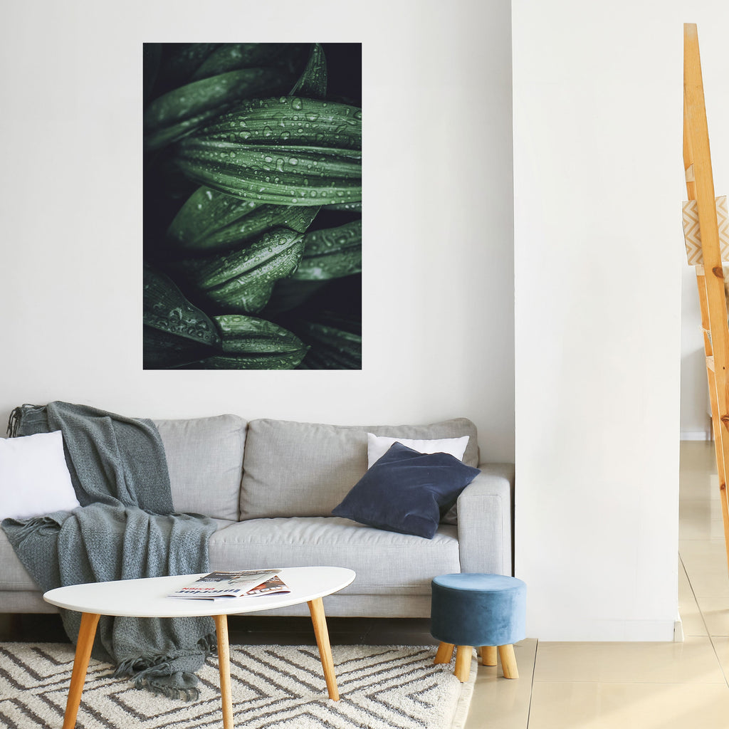 Affiche verticale autocollante « LUSH DROPLET DANCE »