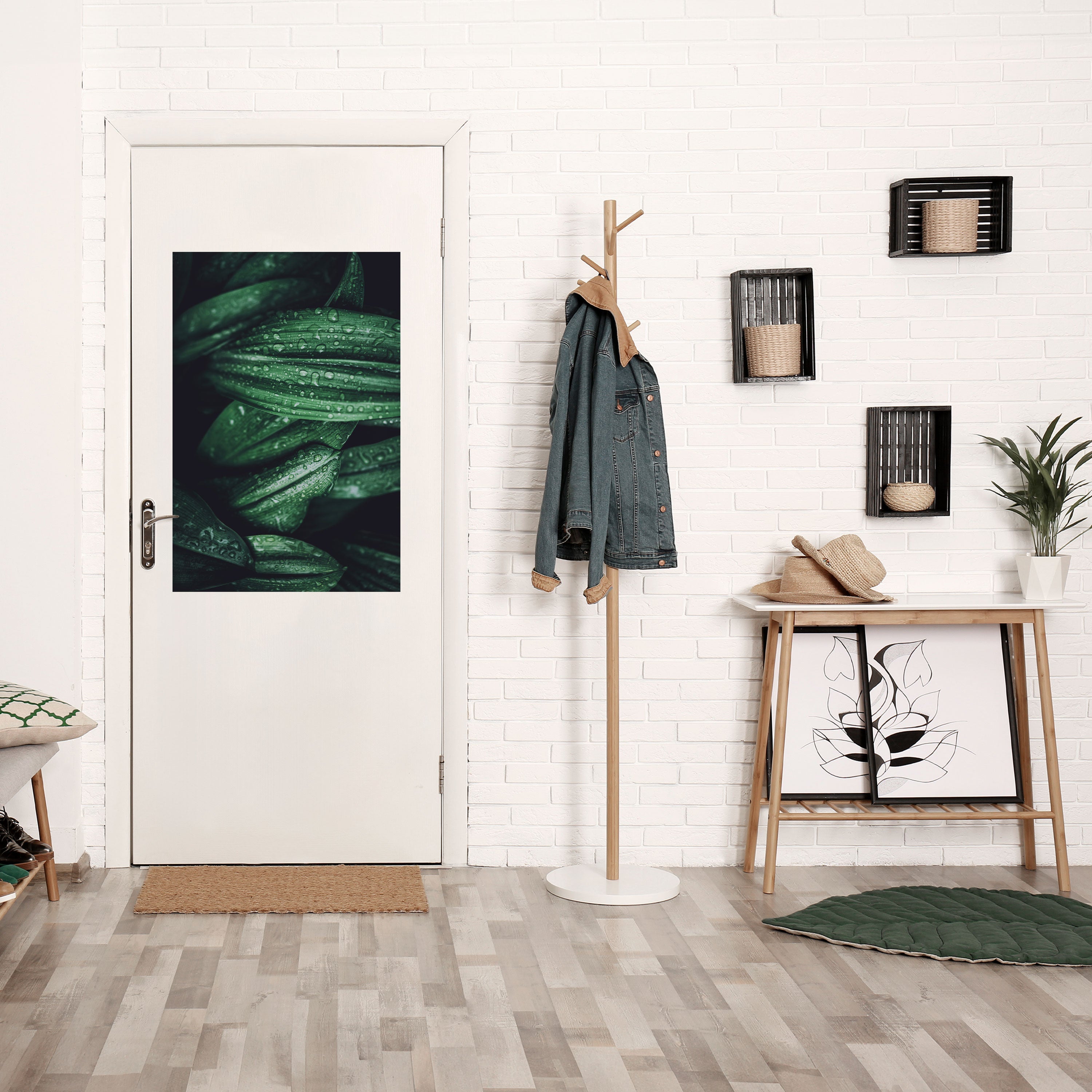 Affiche verticale autocollante « LUSH DROPLET DANCE »