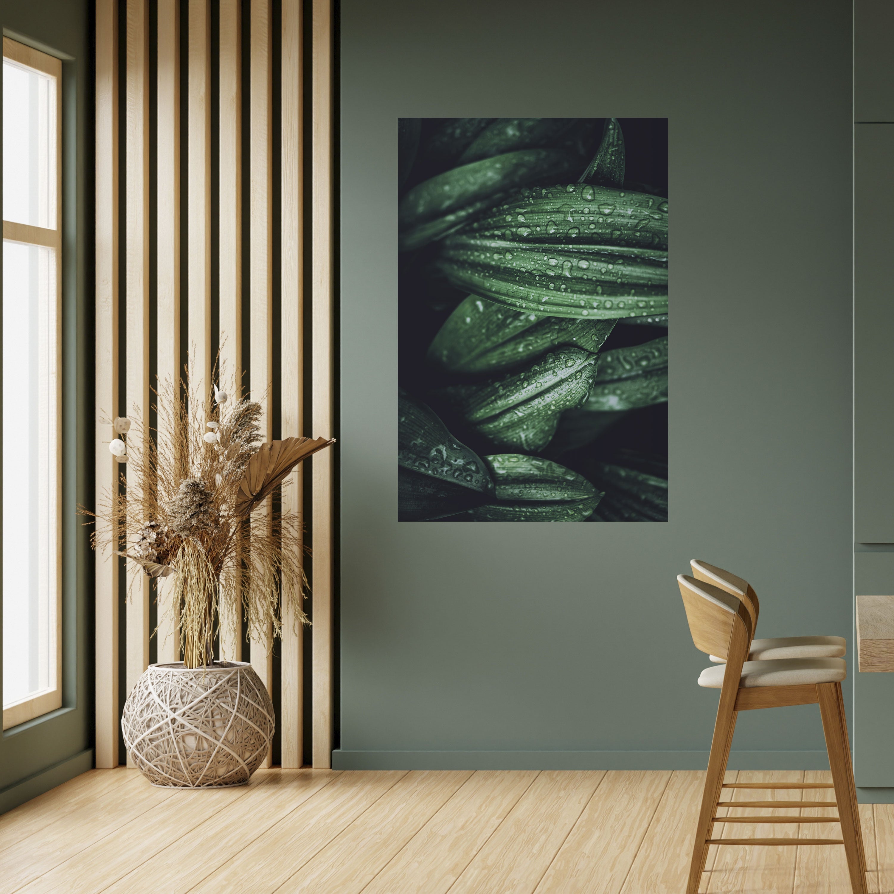 Affiche verticale autocollante « LUSH DROPLET DANCE »