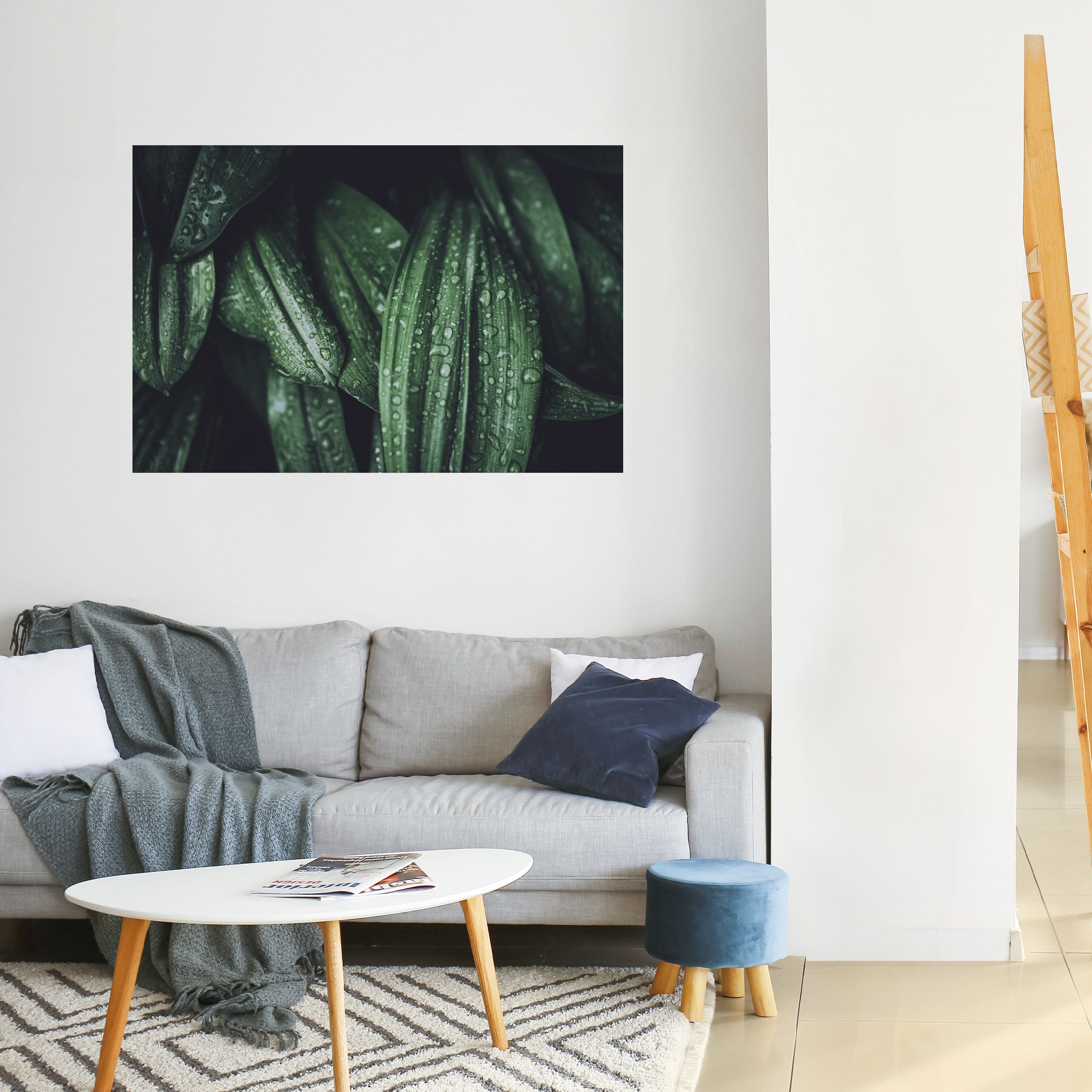 Affiche horizontale autocollante « LUSH DROPLET DANCE »