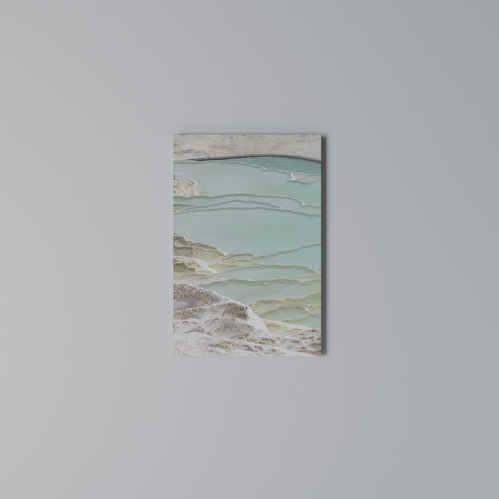 AQUAMARINE WHISPERS Vertical Canvas Print