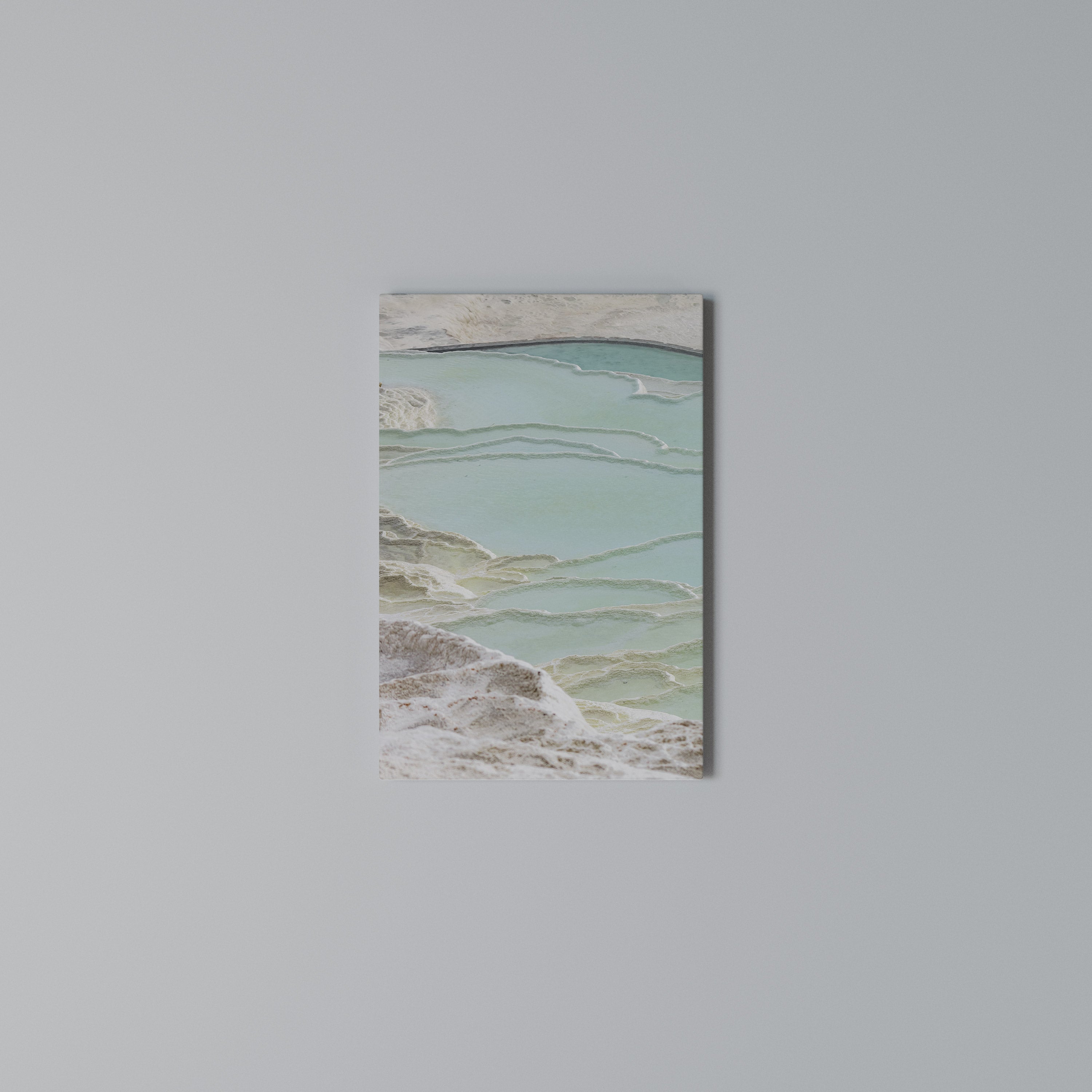 AQUAMARINE WHISPERS Vertical Canvas Print