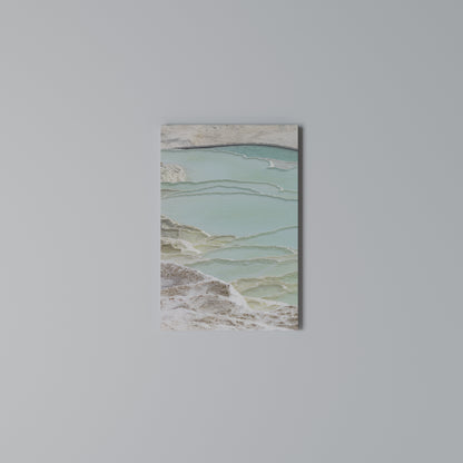 AQUAMARINE WHISPERS Vertical Canvas Print