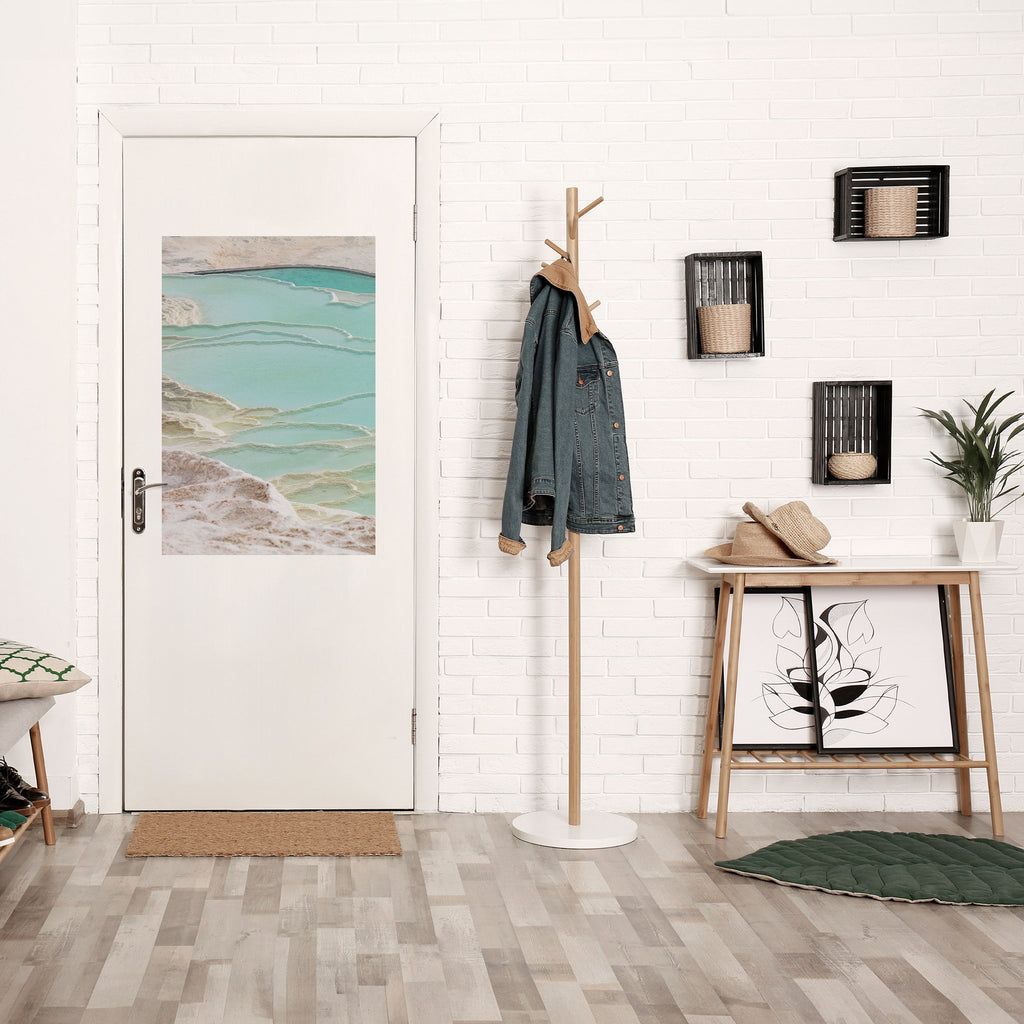 Affiche verticale autocollante « AQUAMARINE WHISPERS »